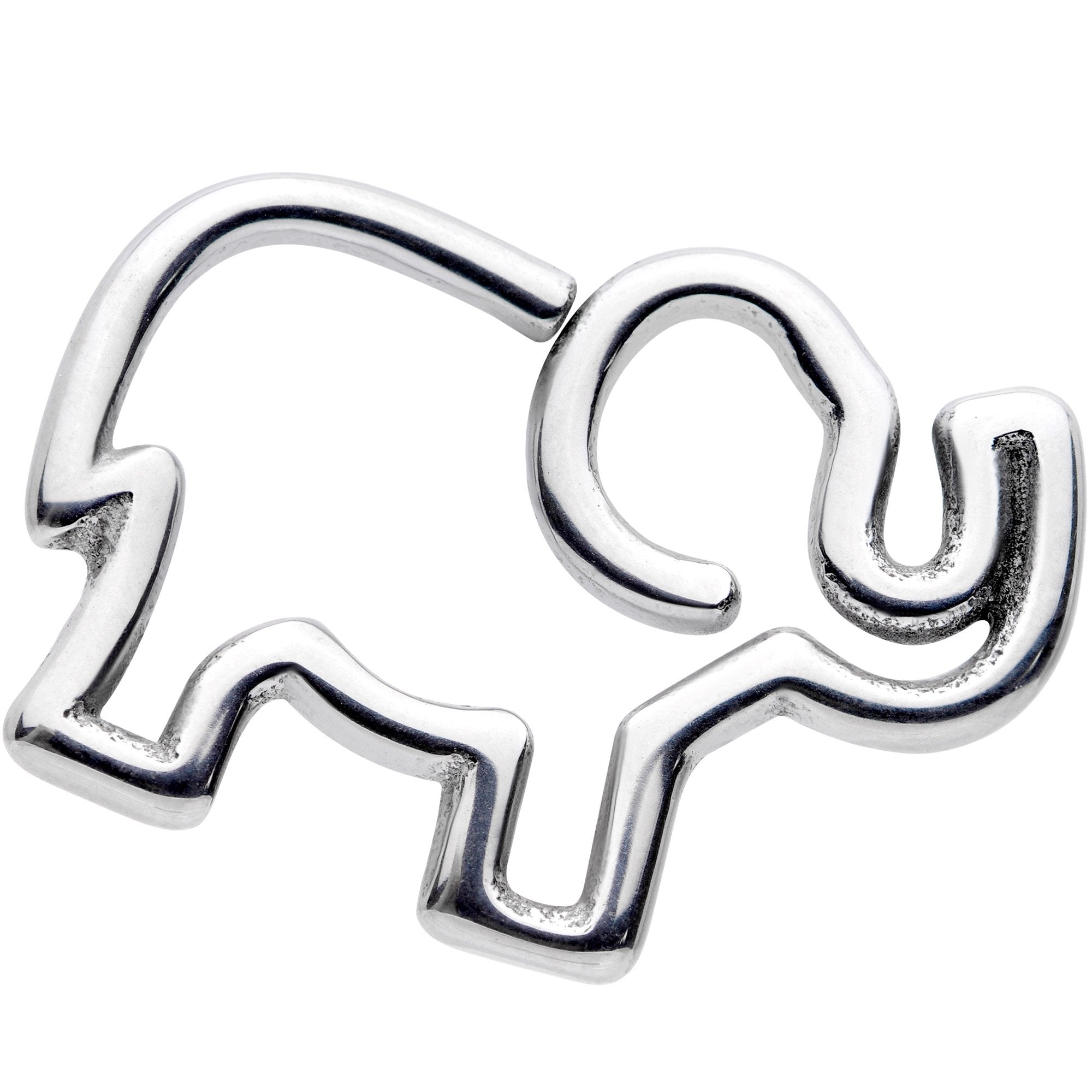 16G 5/16 Elephant Elegance Closure Ring