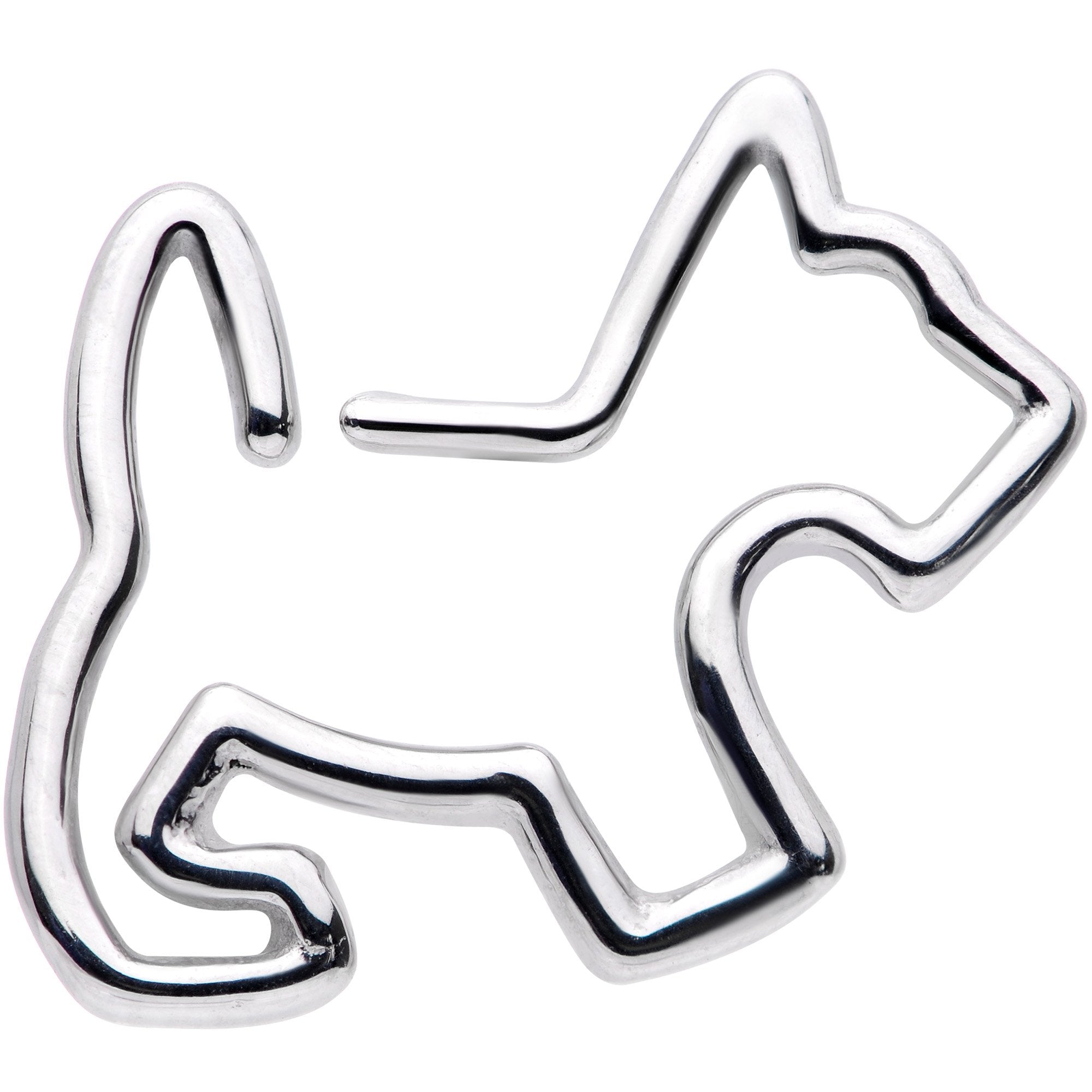 16G 5/16 Sweet Scotty Dog Closure Ring