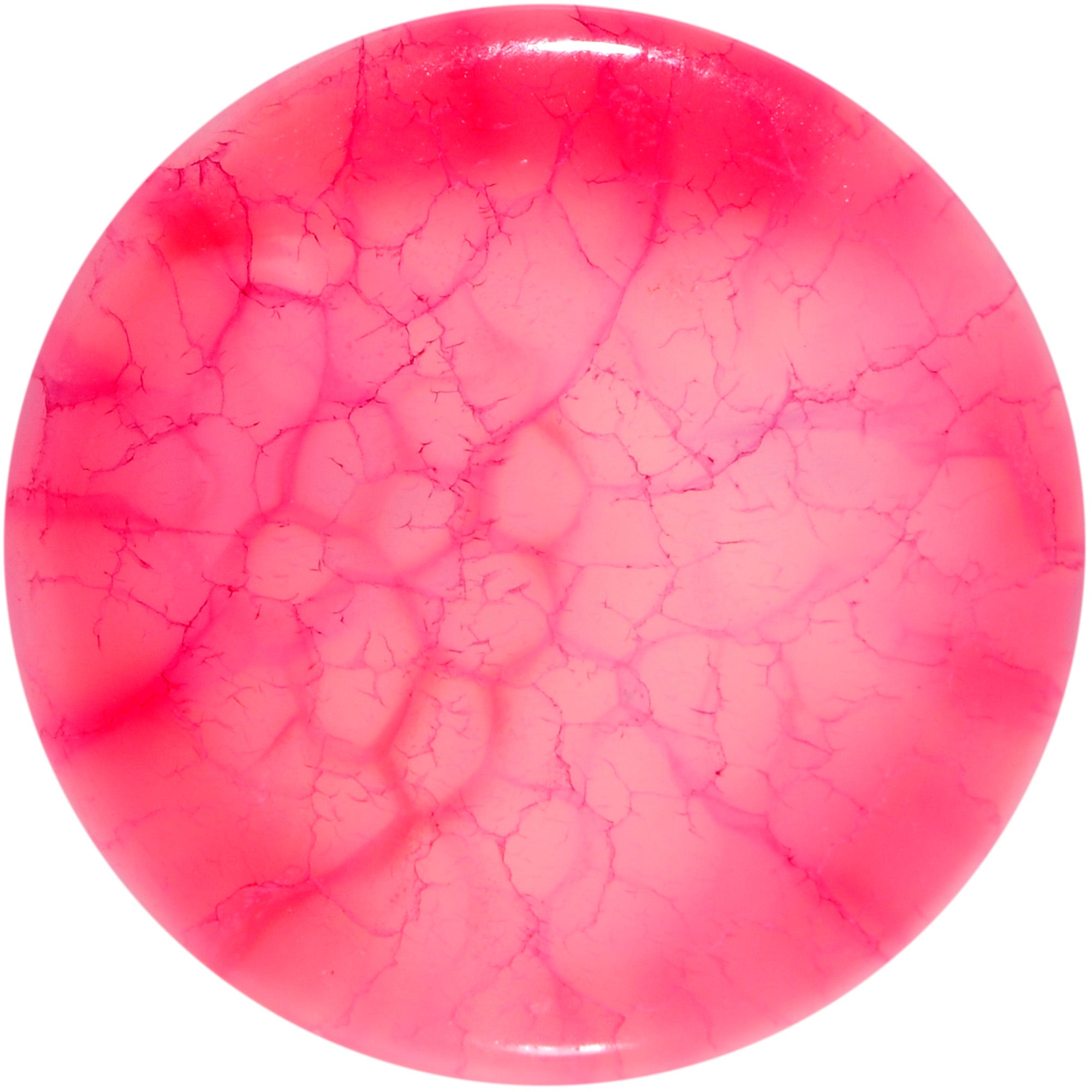 Red Agate Stone Saddle Plug Set Available in Sizes 0G to 25mm