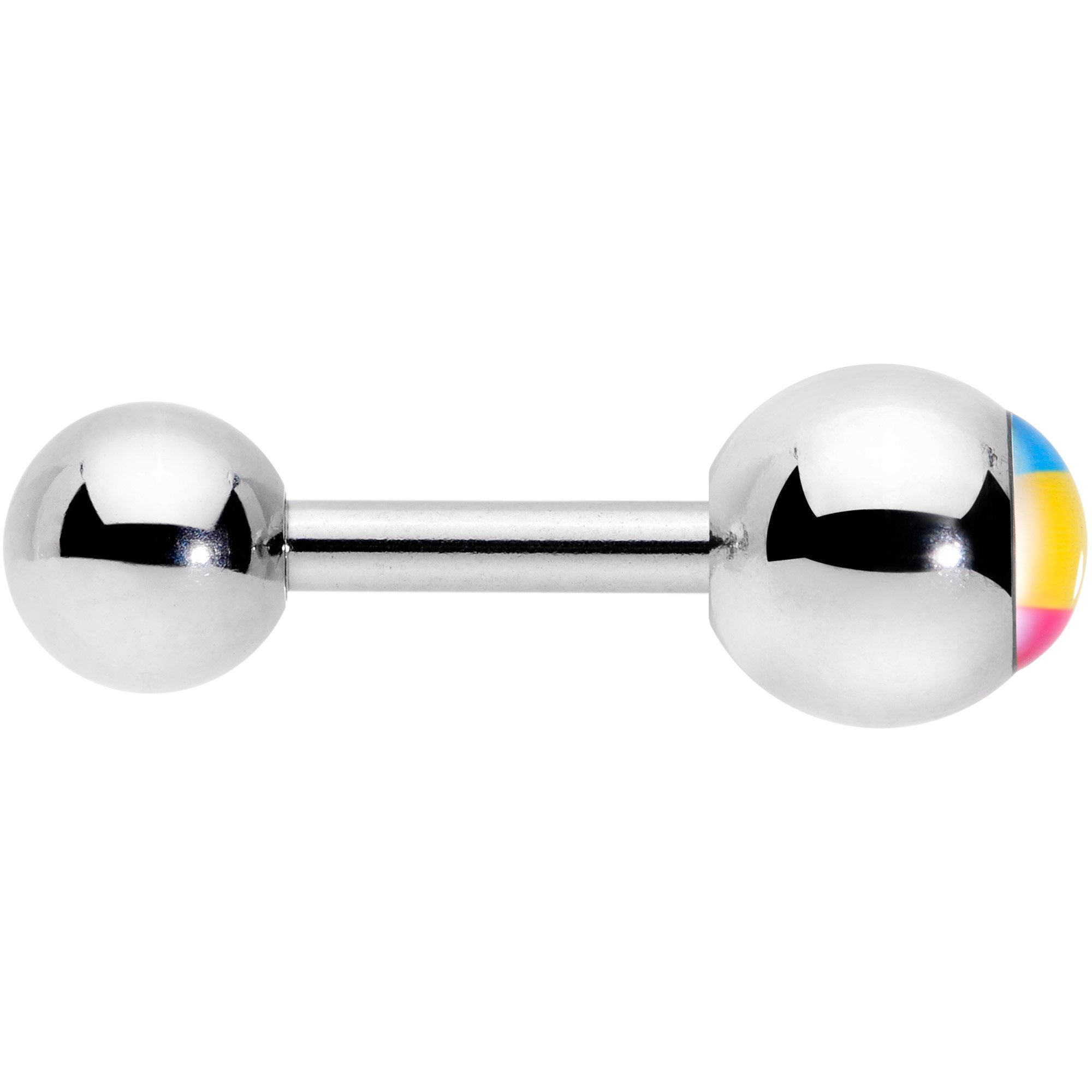 16G 1/4 Red Yellow Blue Pansexual Pride Flag Cartilage Tragus