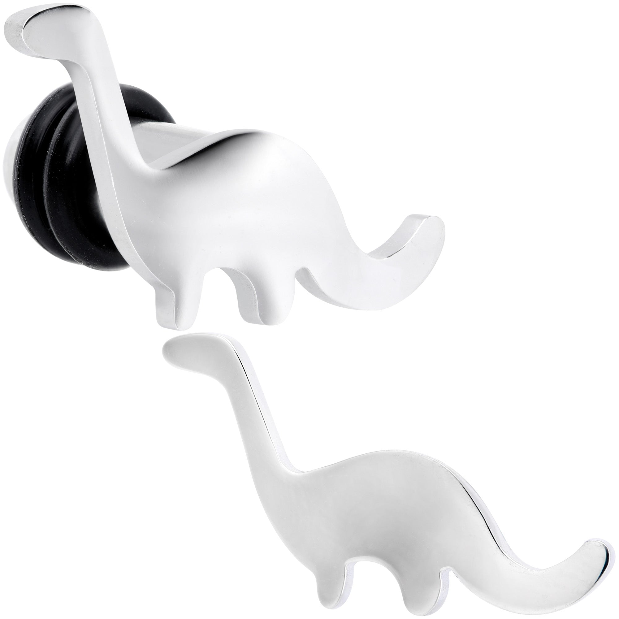 Brontosaurus Dinosaur Single Flare Plug Set 14G to 4G