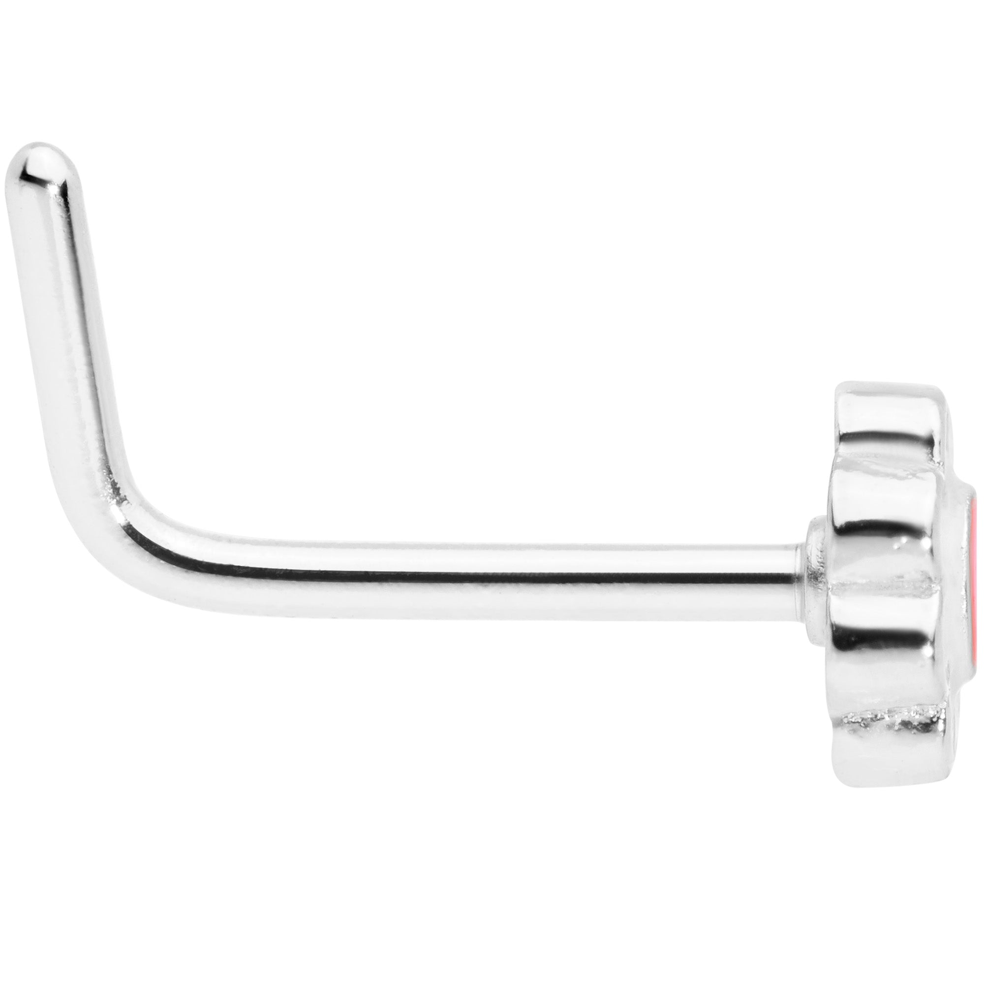 20G 5/16 Spring Flower L Shaped Nose Ring