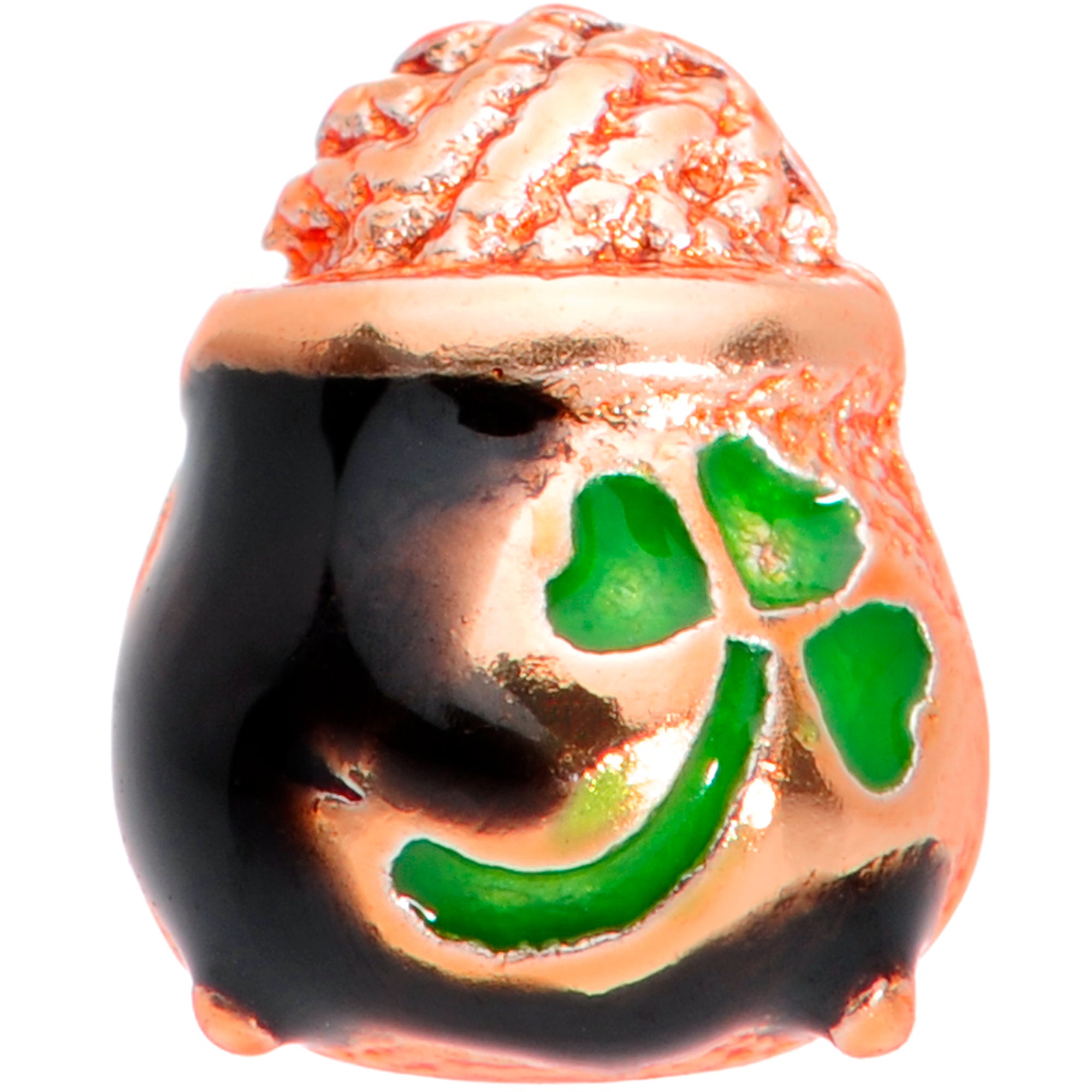 18G 5/16 Rose Gold Tone Pot O Gold L Shaped Nose Ring