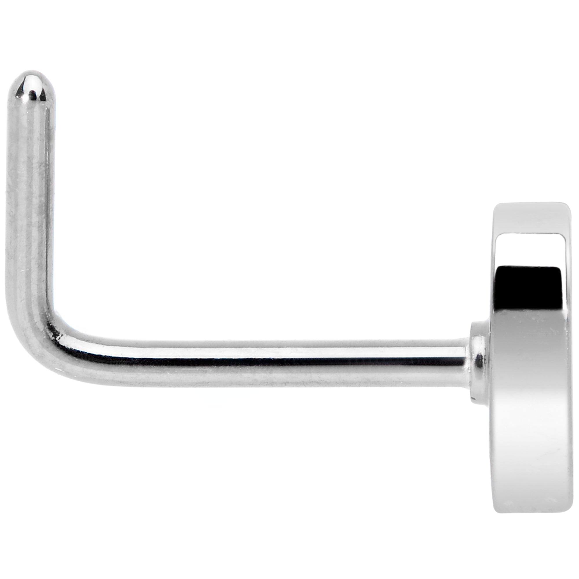 20G 5/16 Red Yellow Blue Pansexual Pride Heart L Shaped Nose Ring