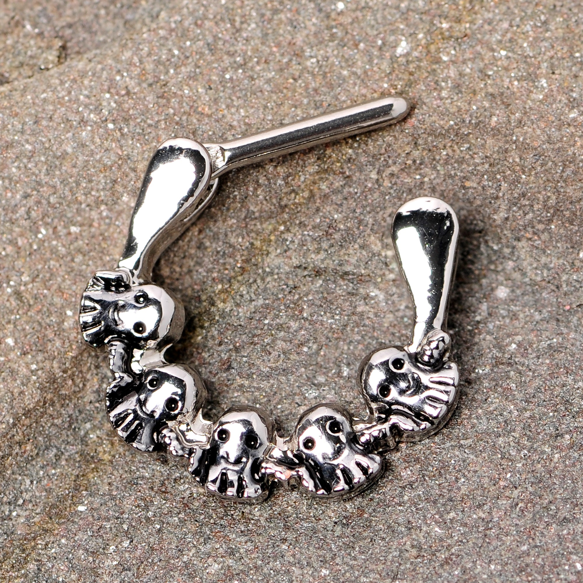 16G 5/16 Gathering of Ghosts Halloween Septum Clicker