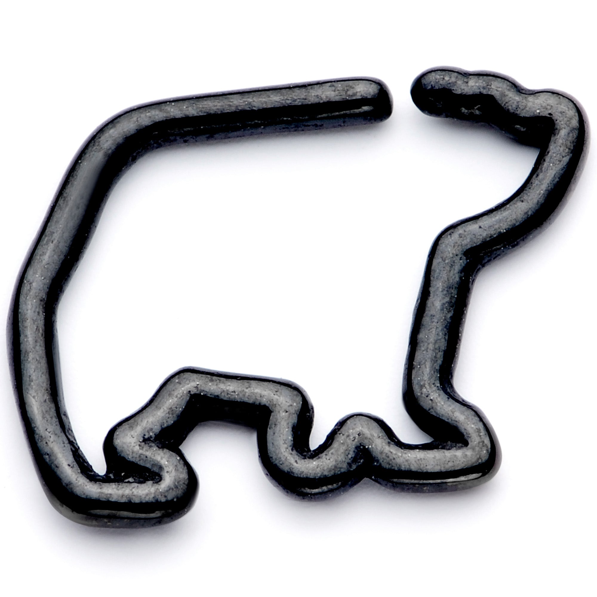 16G 5/16 Black Polar Bear Closure Ring