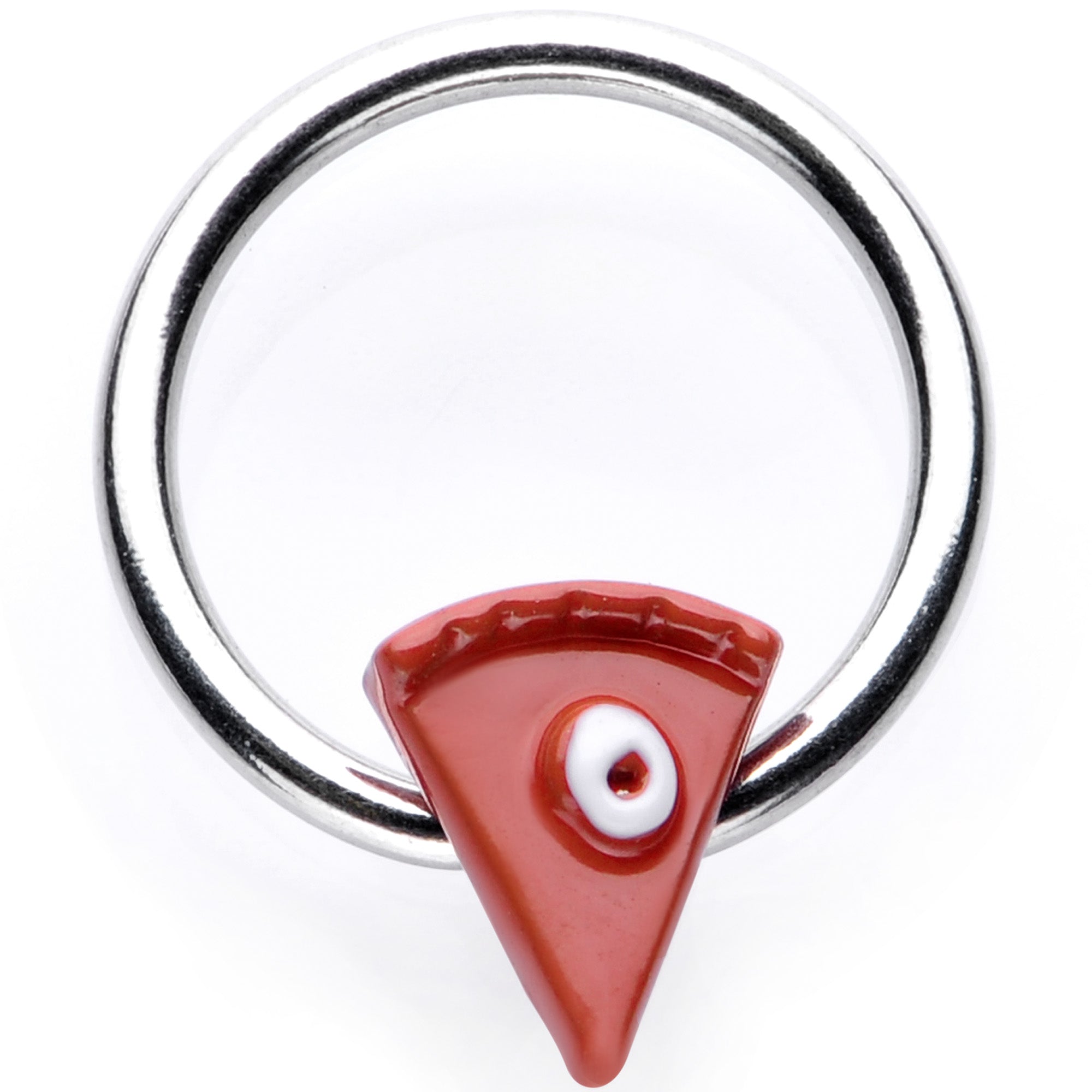 16G 3/8 Brown Pumpkin Pie Thanksgiving Holiday BCR Captive Ring