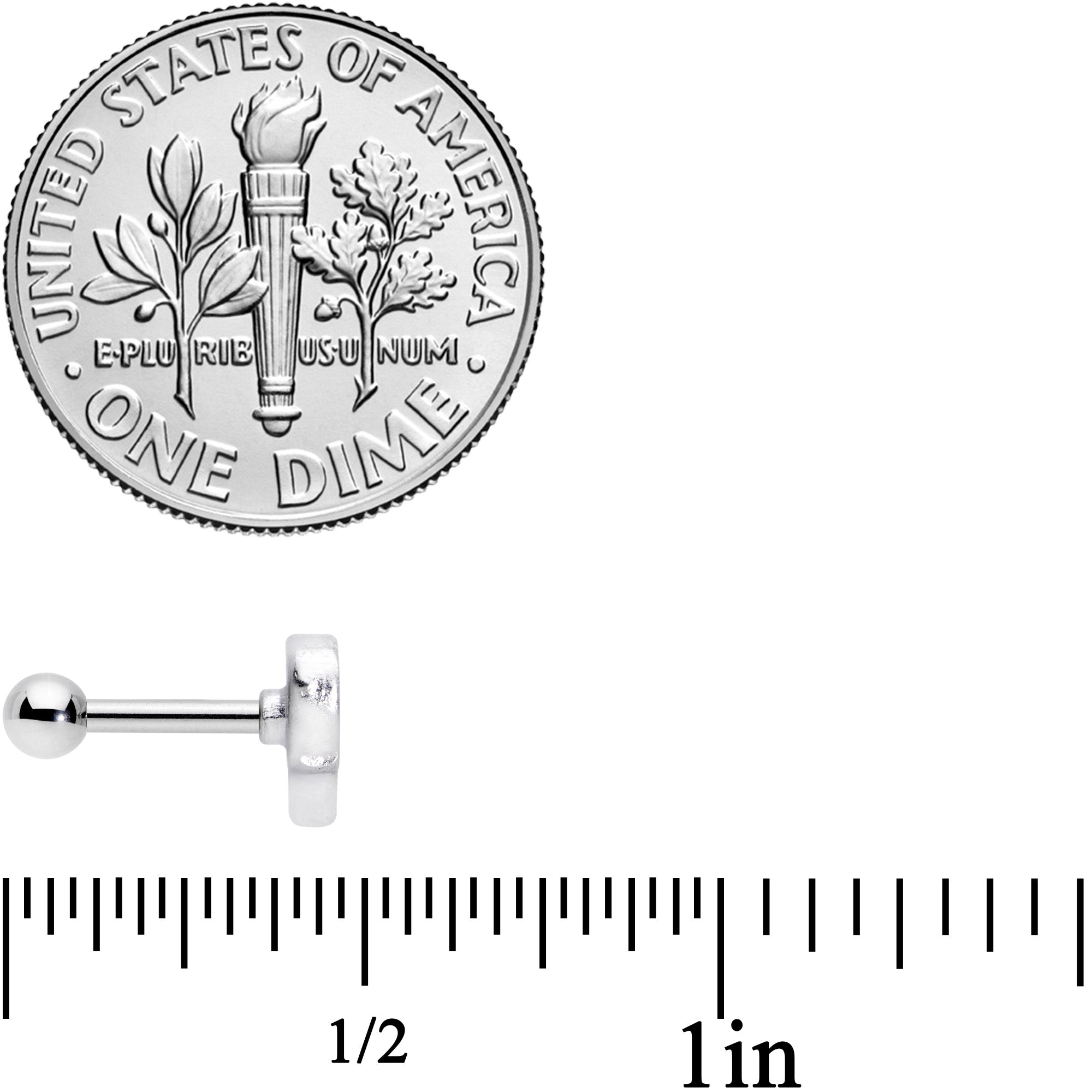 16G 1/4 Rainbow Embrace Pride Heart Cartilage Tragus