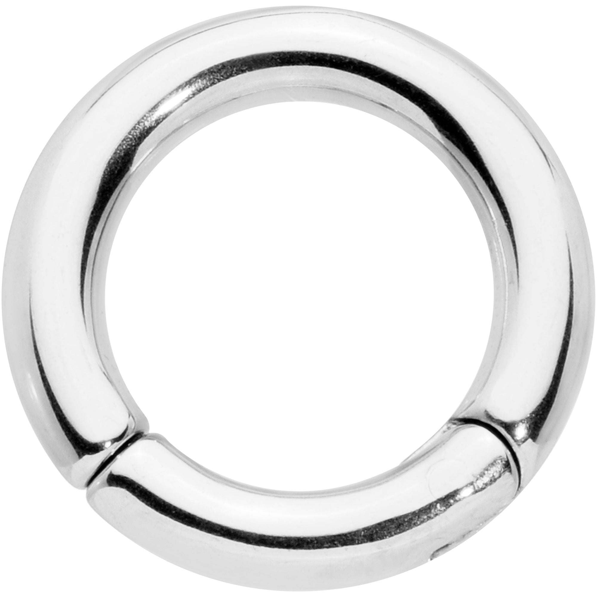 8 Gauge 1/2 Stainless Steel Hinged Segment Ring