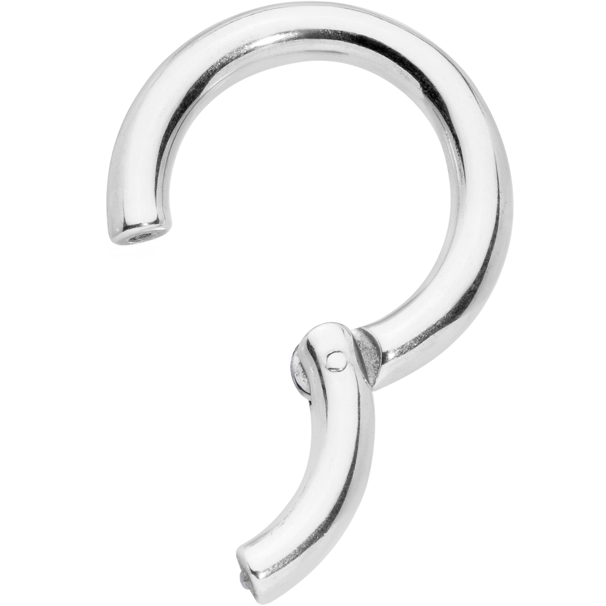 8G 9/16 Stainless Steel Hinged Segment Ring