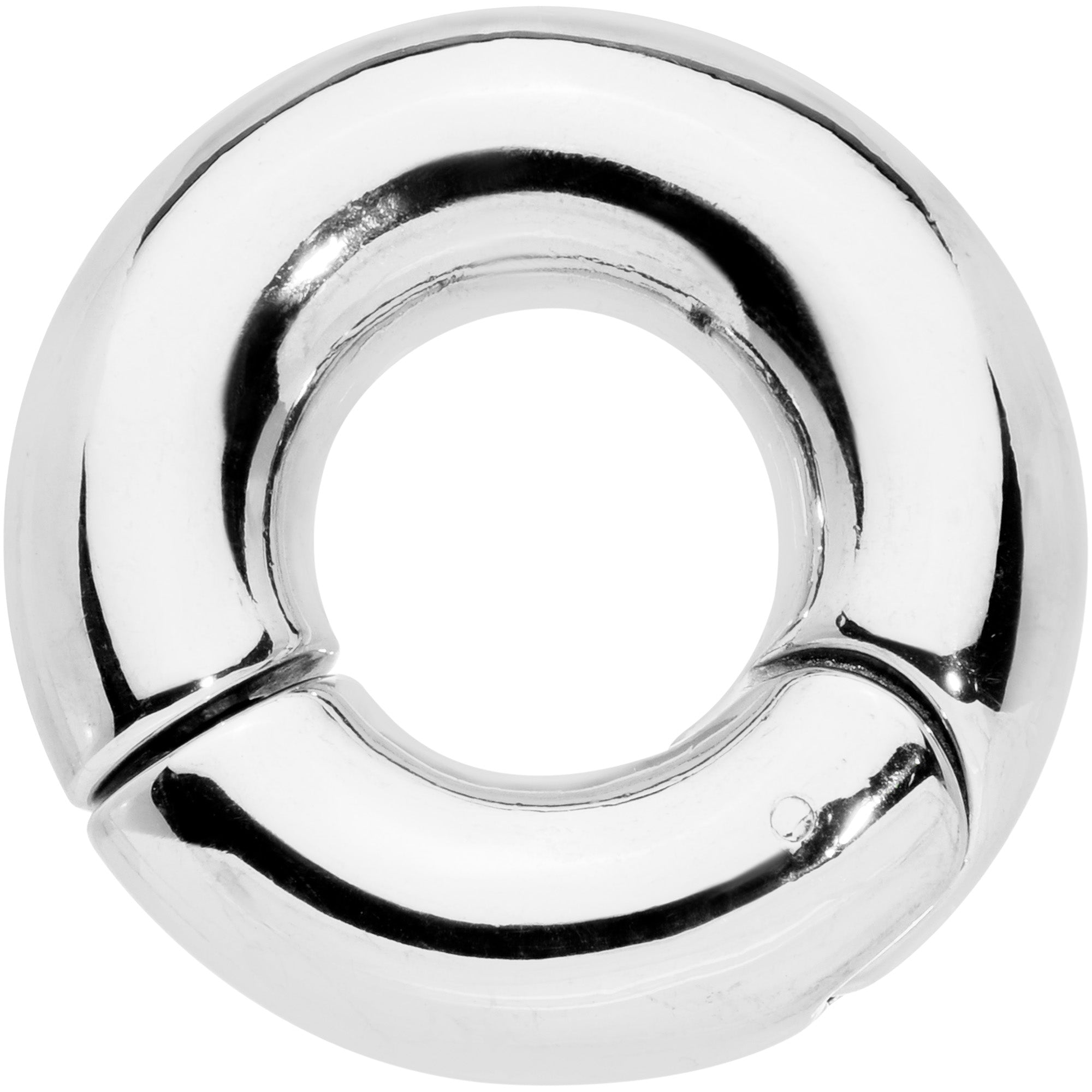 0G 1/2 Stainless Steel Hinged Segment Ring