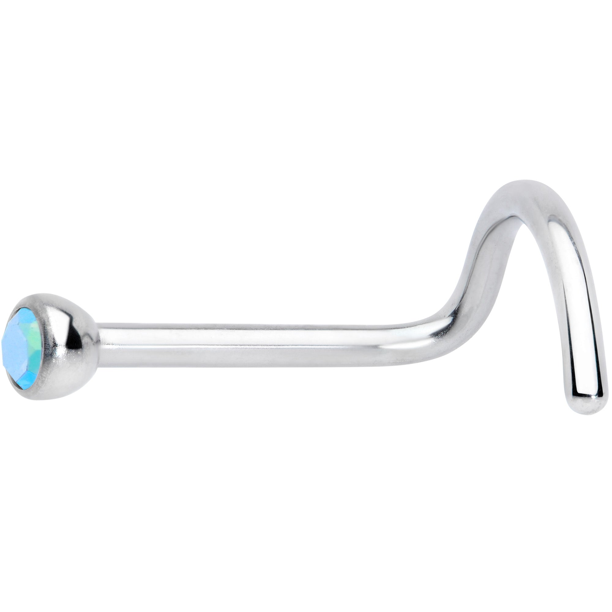 20G Aurora 2mm Grade 23 Titanium Press Fit Left Side Nose Screw