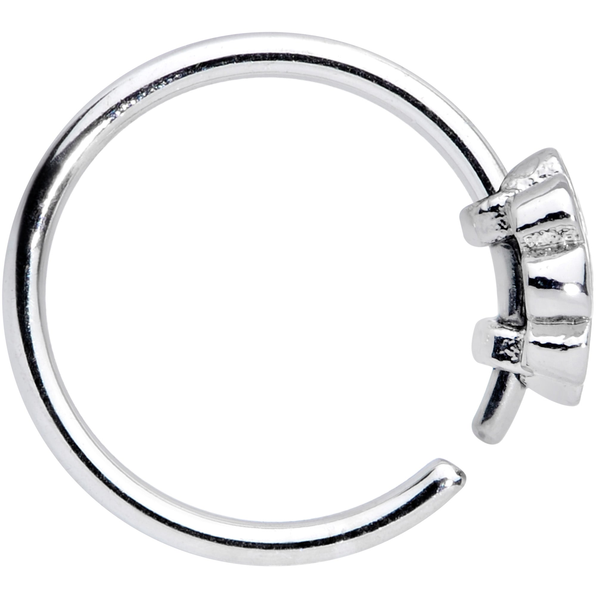 20G 5/16 Rainbow Hippie Flower Nose Hoop