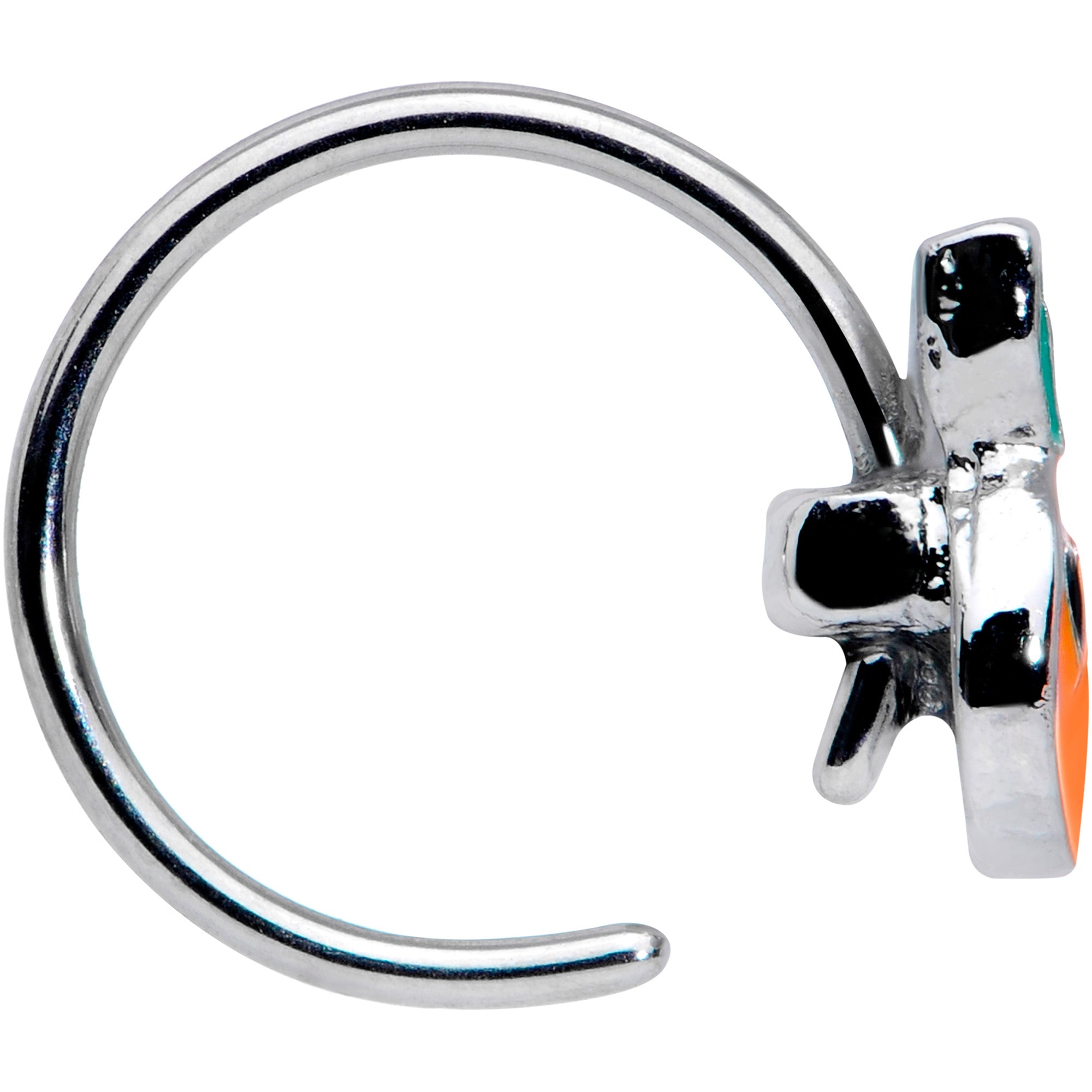 20G 5/16 Citrus Fun Orange Fruit Nose Hoop