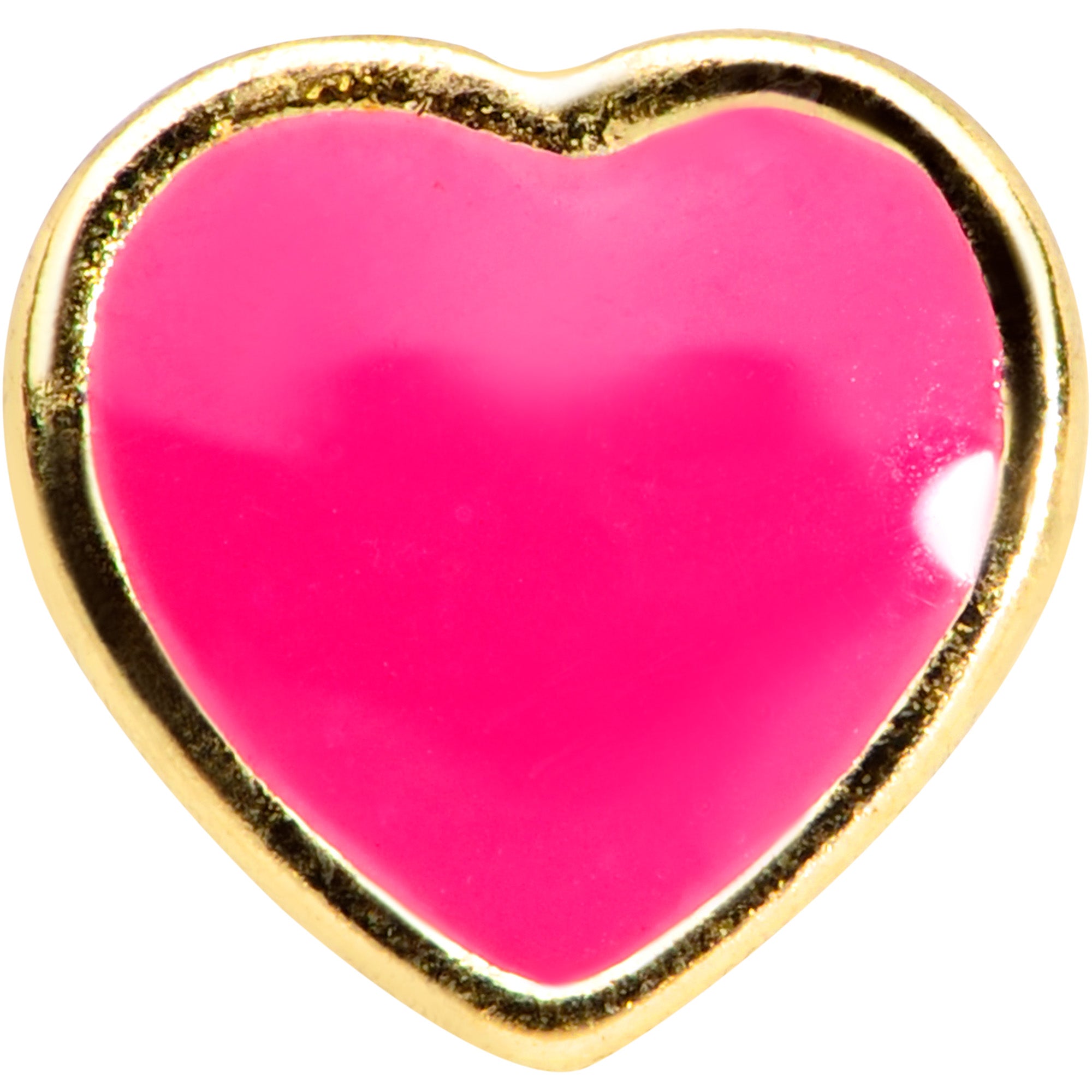 20G 5/16 Red Heart Valentines Day Nose Bone