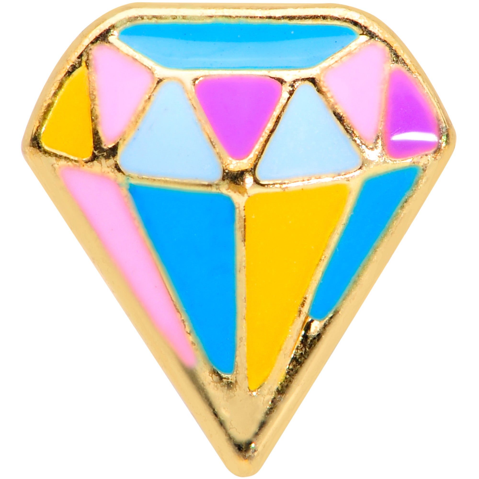 16G 1/4 Gold Tone Geologist Prize Cartilage Tragus