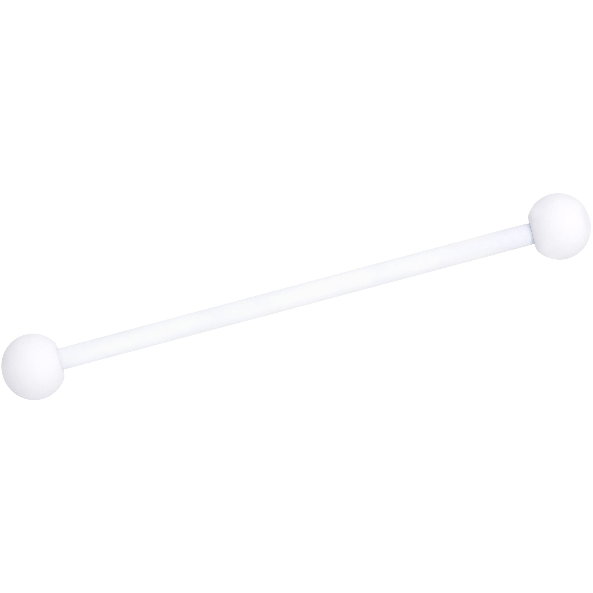 14G Wonderful White Matte Industrial Barbell 38mm