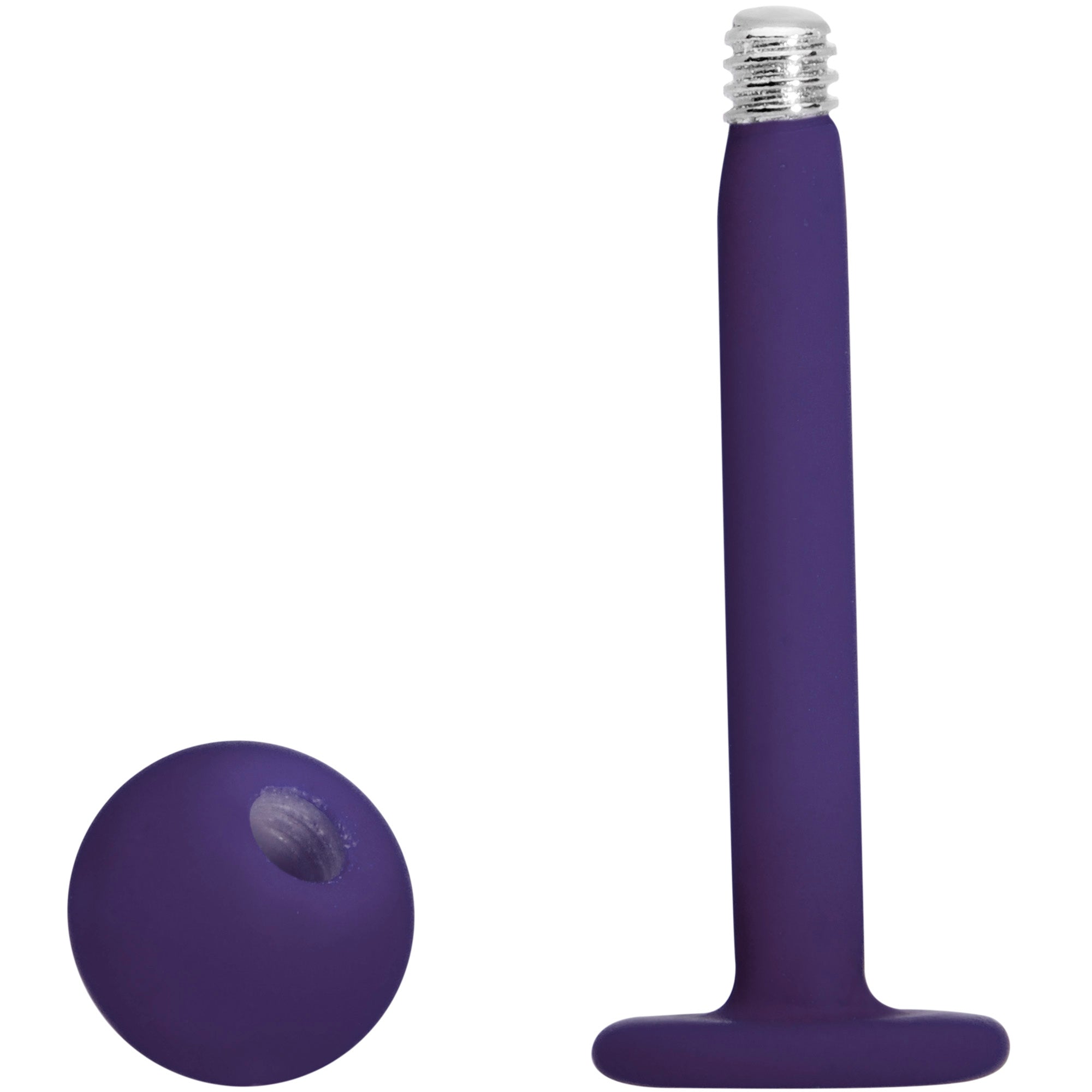 16G 5/16 Purple Acrylic Matte Labret Monroe Tragus