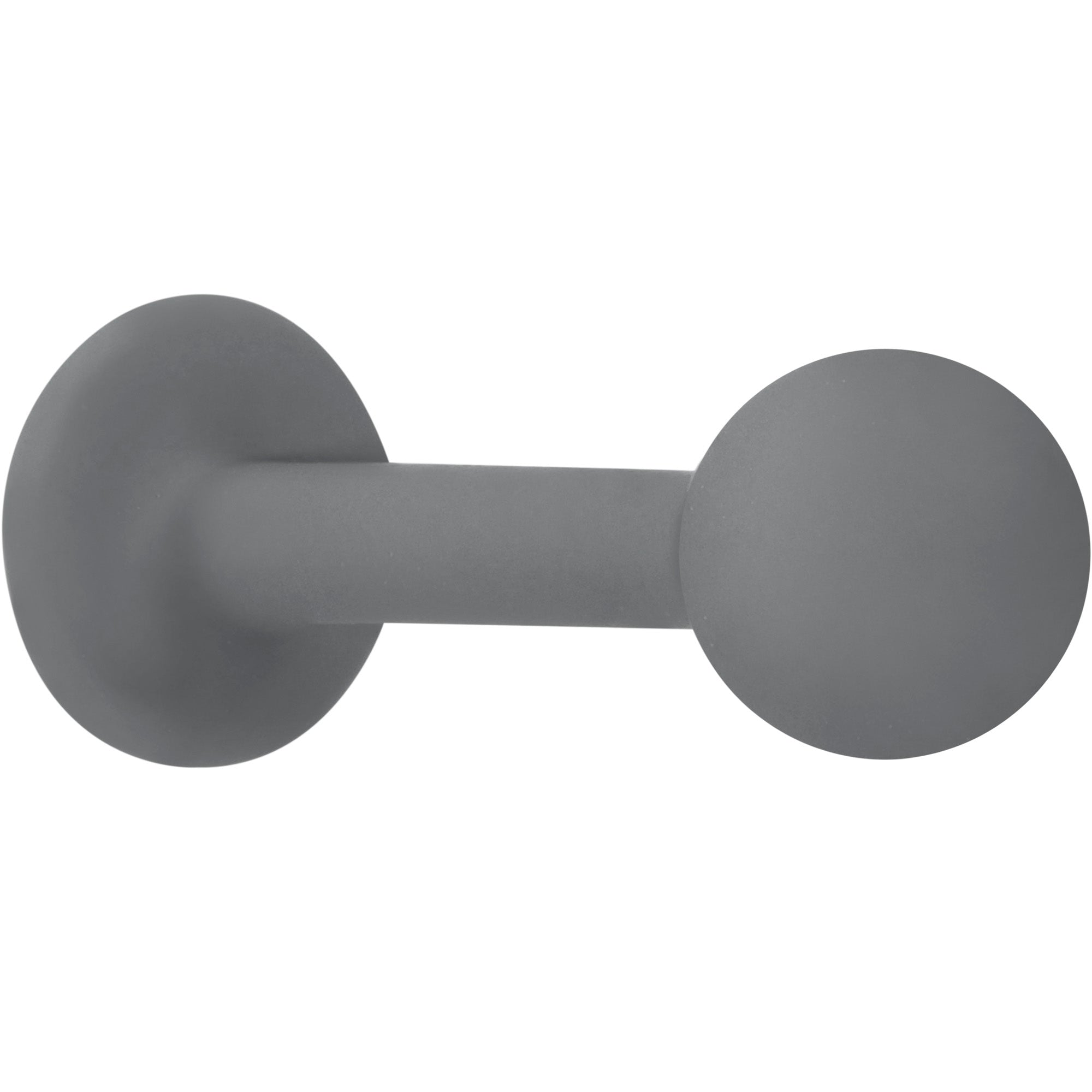 16G 5/16 Grey Acrylic Matte Labret Monroe Tragus