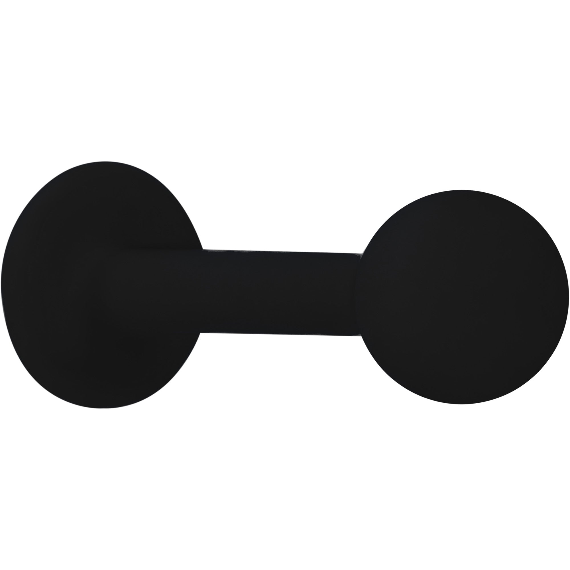 16G 5/16 Black Acrylic Matte Labret Monroe Tragus