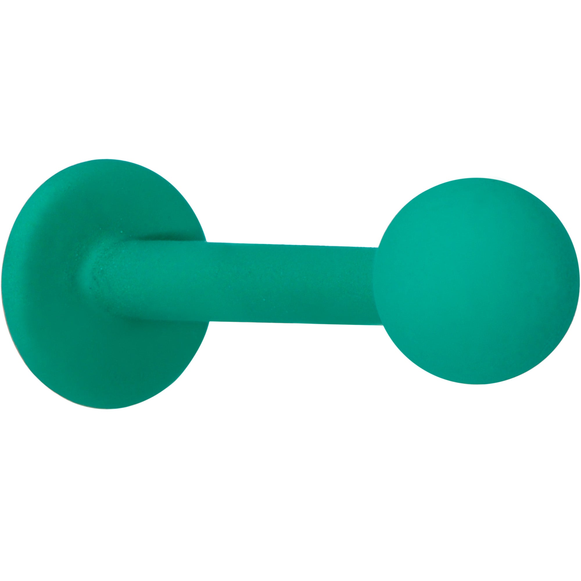 16G 5/16 Teal Acrylic Matte Labret Monroe Tragus