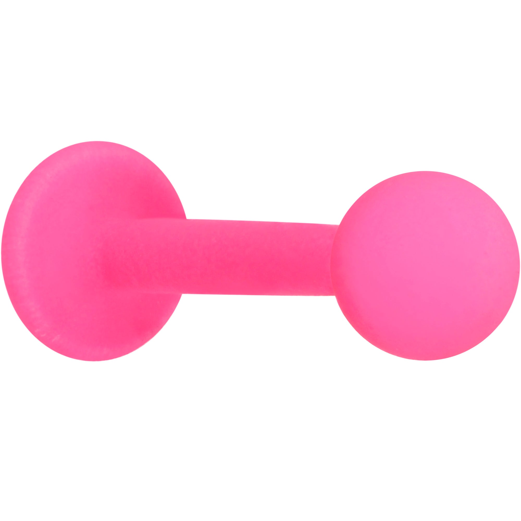 16G 5/16 Pink Acrylic Matte Labret Monroe Tragus