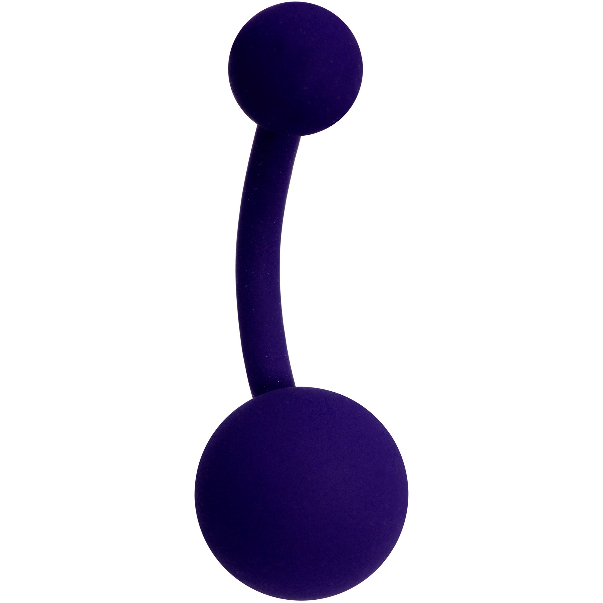 Nifty Navy Blue Matte Belly Ring