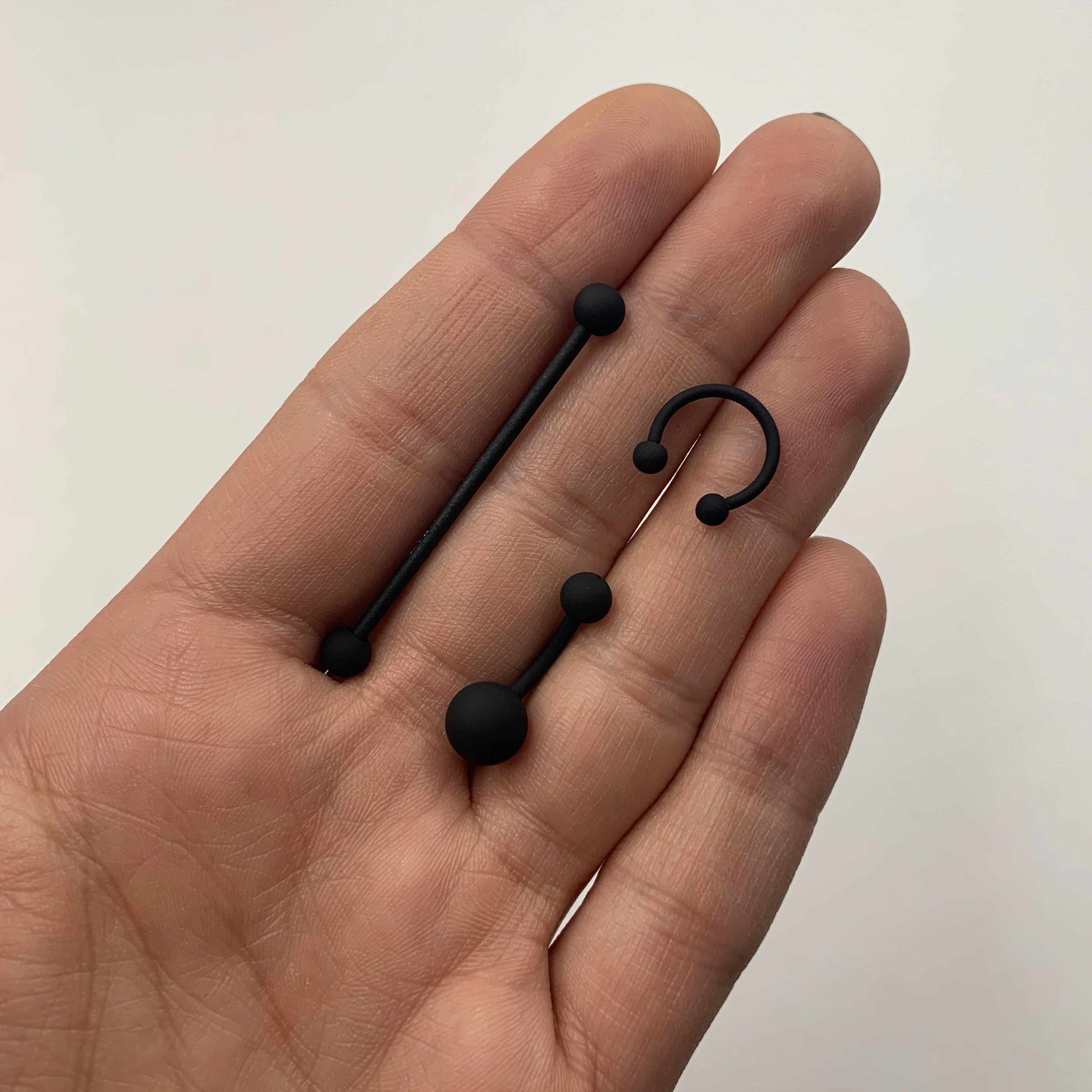 Blissful Black Matte Belly Ring