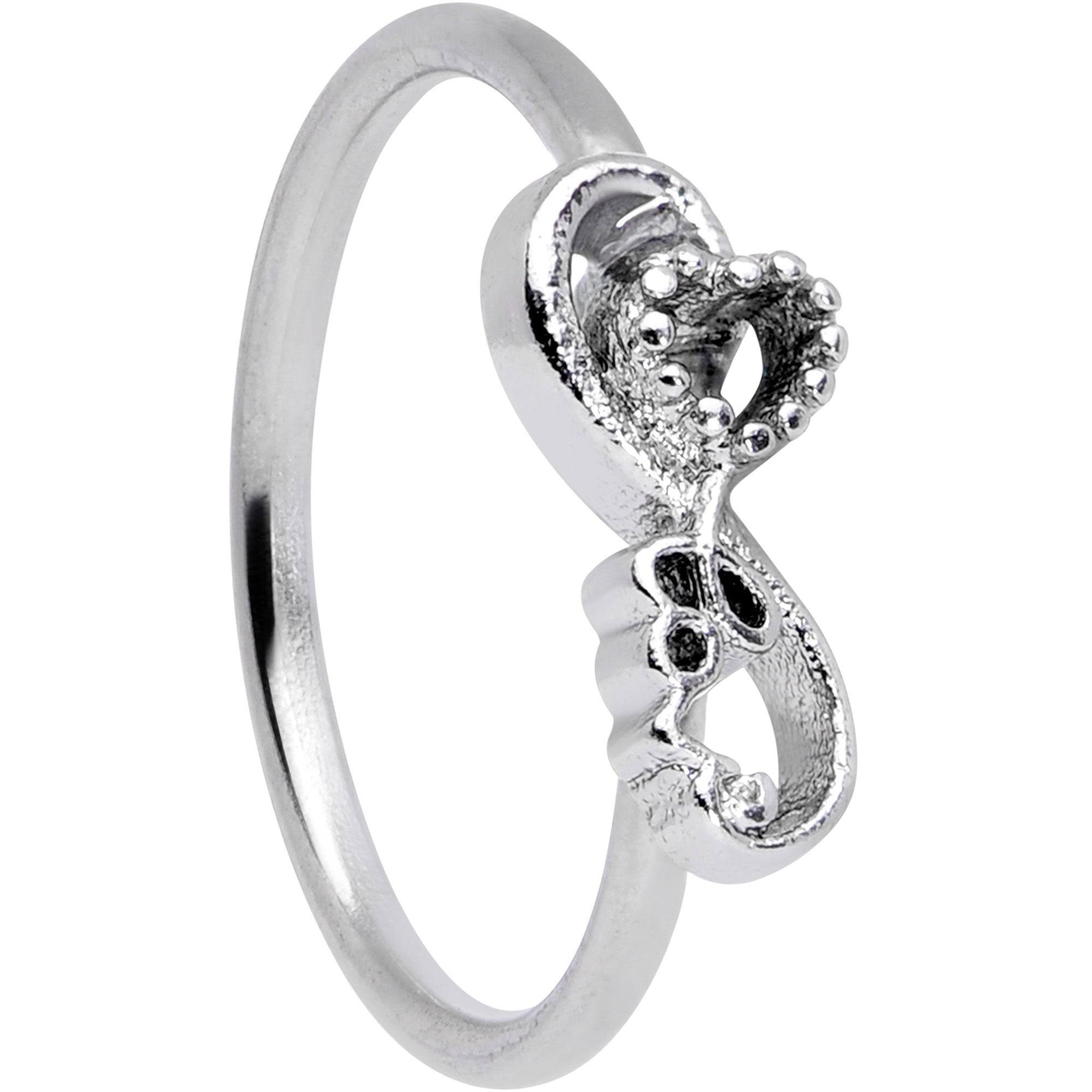 20G 5/16 Infinity Heart Valentines Day Nose Hoop