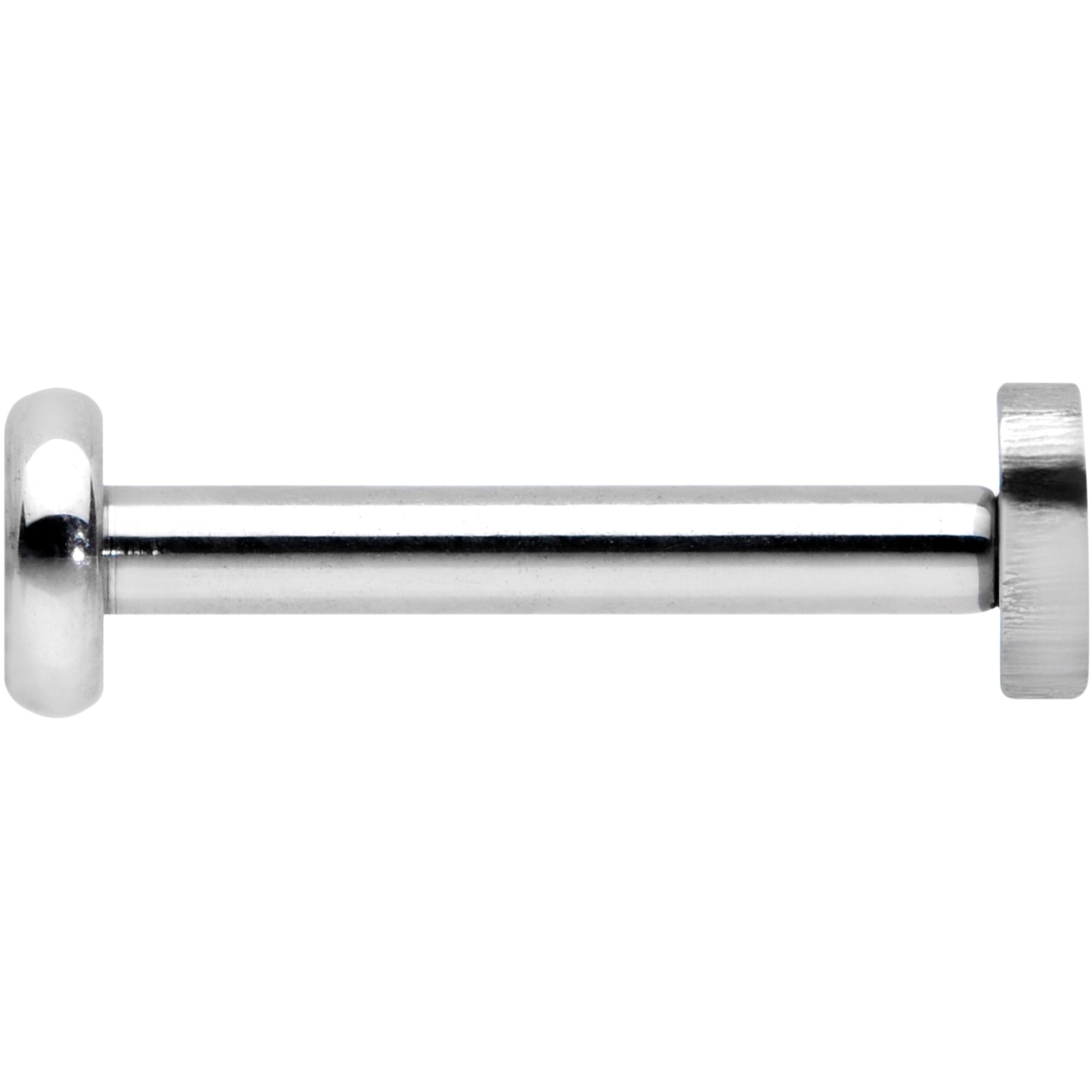 16G 5/16 Heart Grade 23 Titanium Internal Thread Labret Tragus