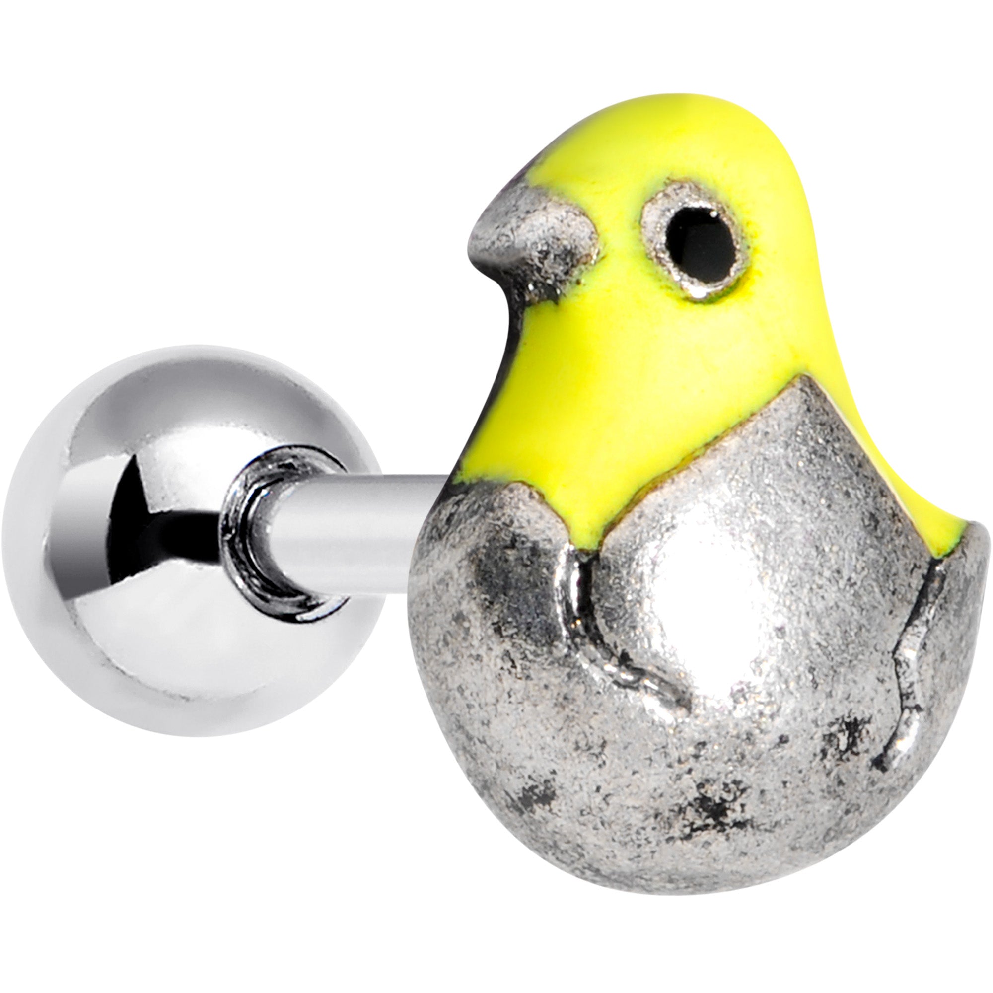 16G 1/4 Hatching Easter Chick Cartilage Tragus Earring