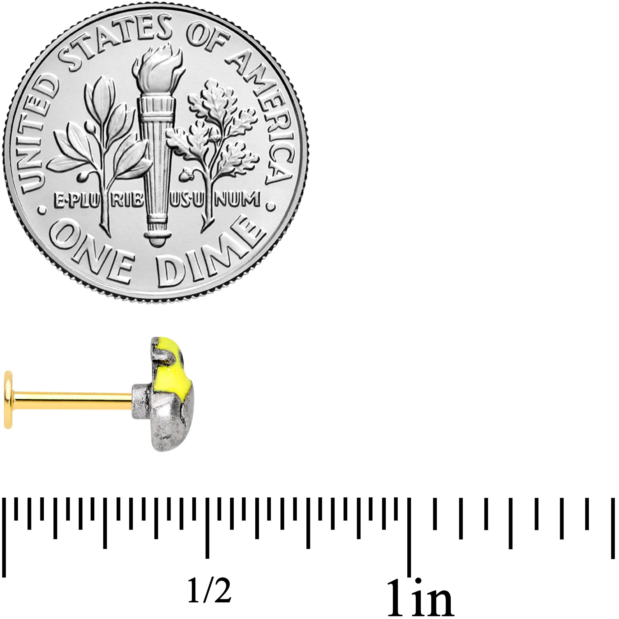 16G 1/4 Hatching Easter Chick Cartilage Tragus Earring