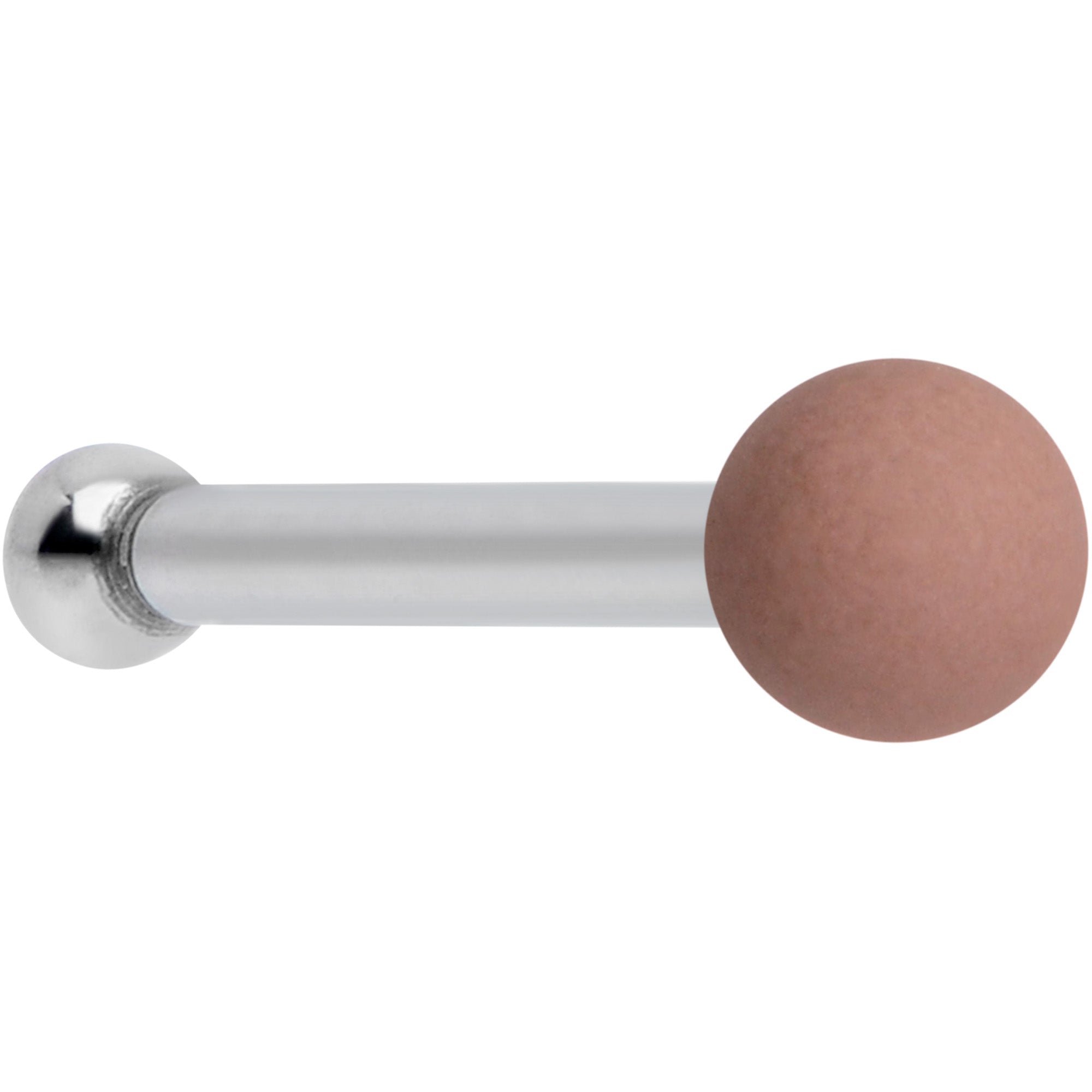 20G 1/4 Brown Matte 2mm Nose Bone