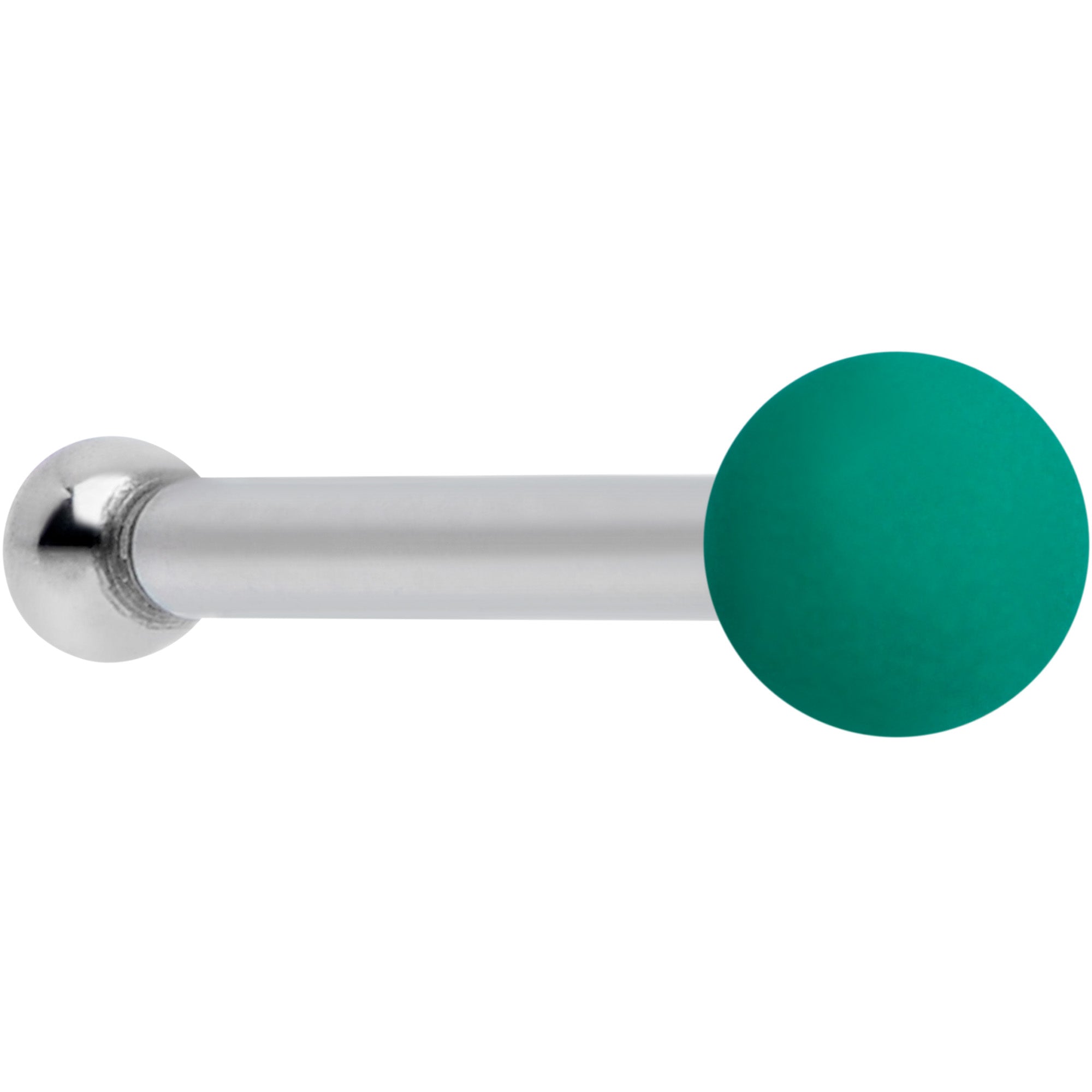 20G 1/4 Teal Matte 2mm Nose Bone