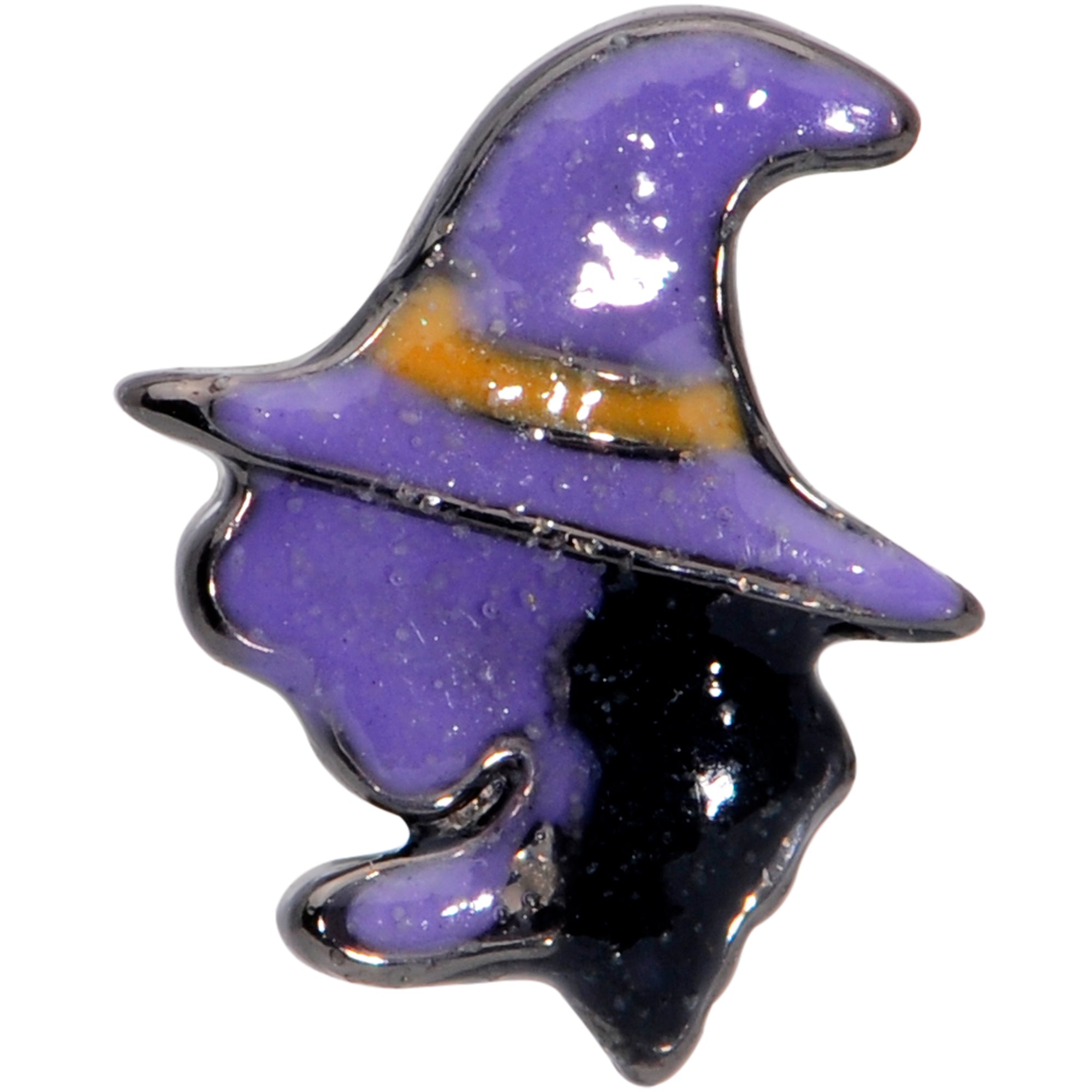 16G 1/4 Purple Witch Halloween Cartilage Tragus