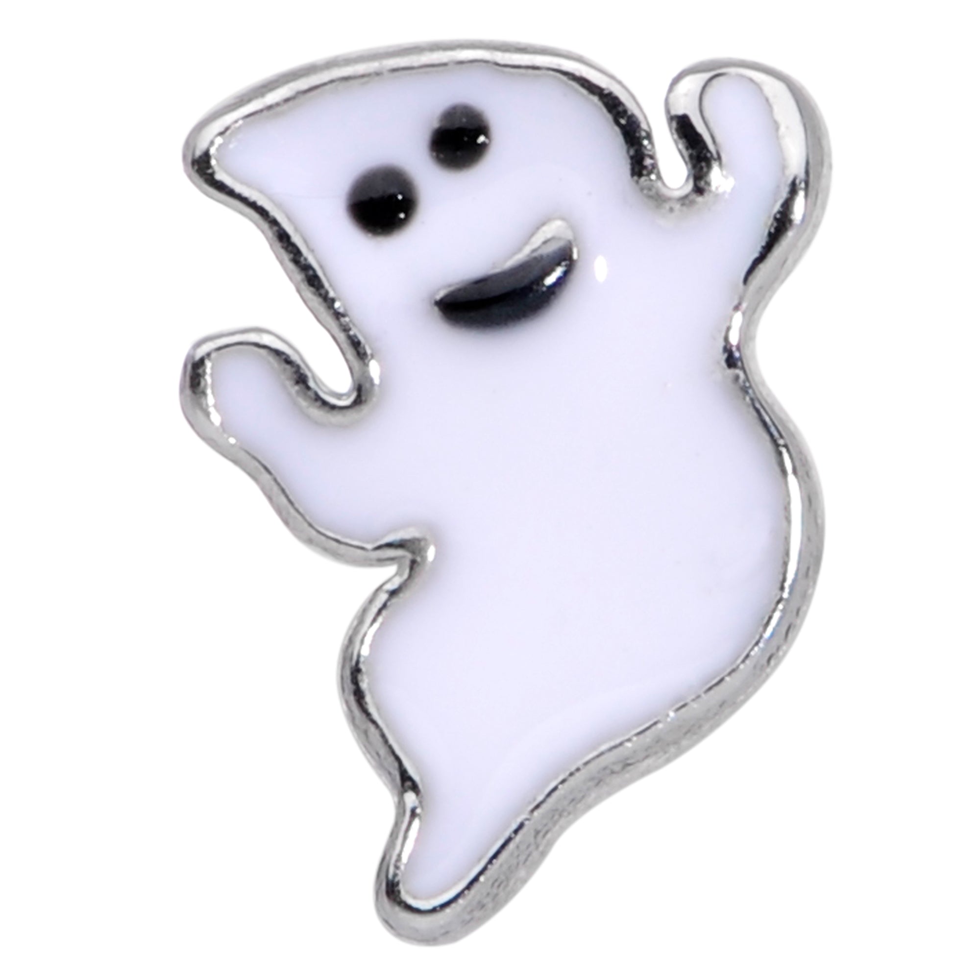 16G 1/4 Happy Ghost Halloween Cartilage Tragus Earring