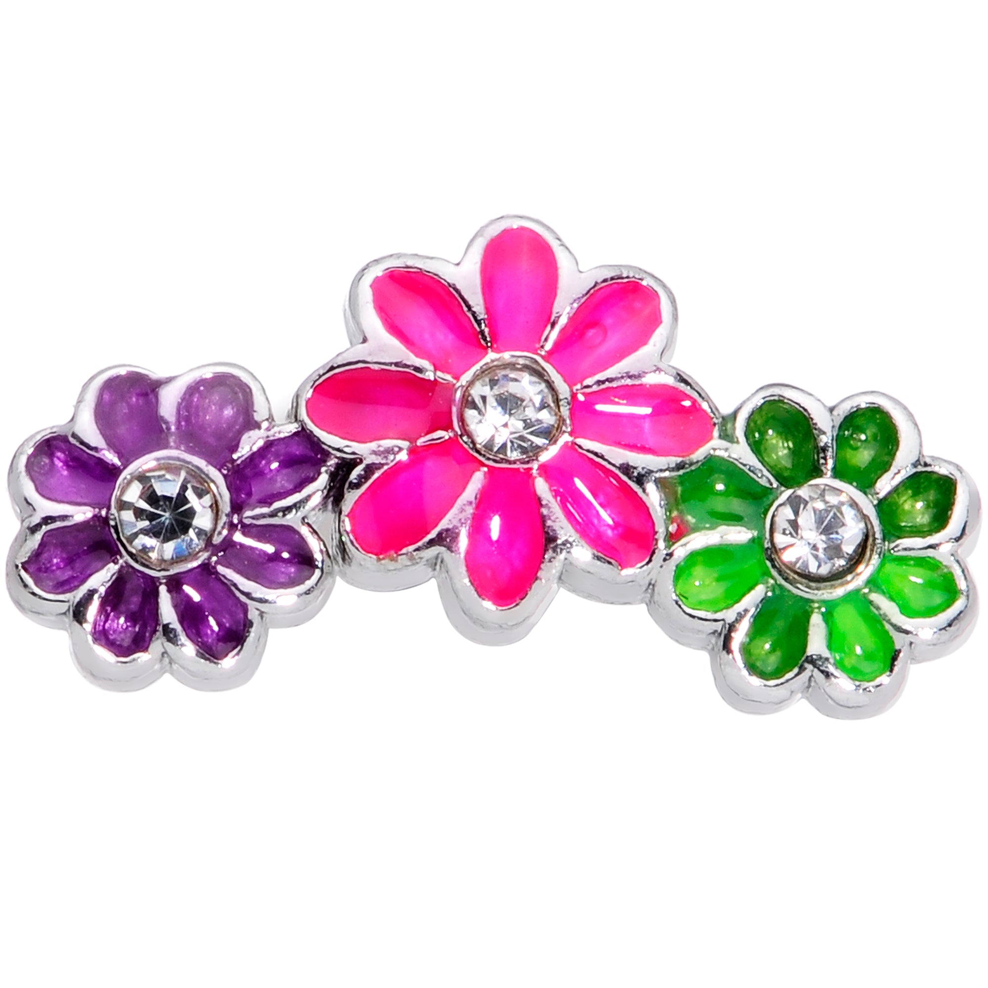 16G 5/16 Clear Gem Floral Garland Cartilage Tragus Earring