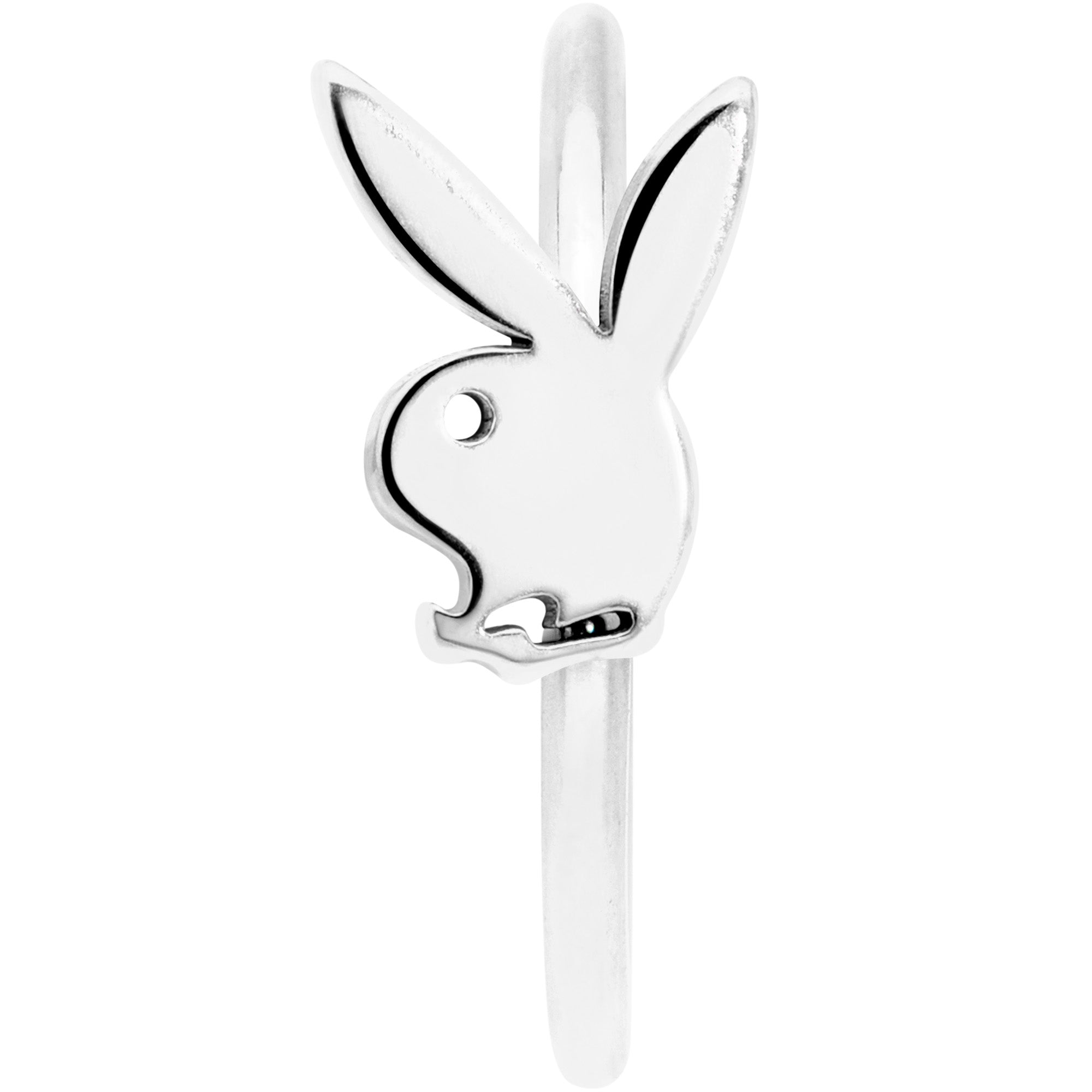 20G 5/16 Licensed Playboy Bunny Nose Hoop