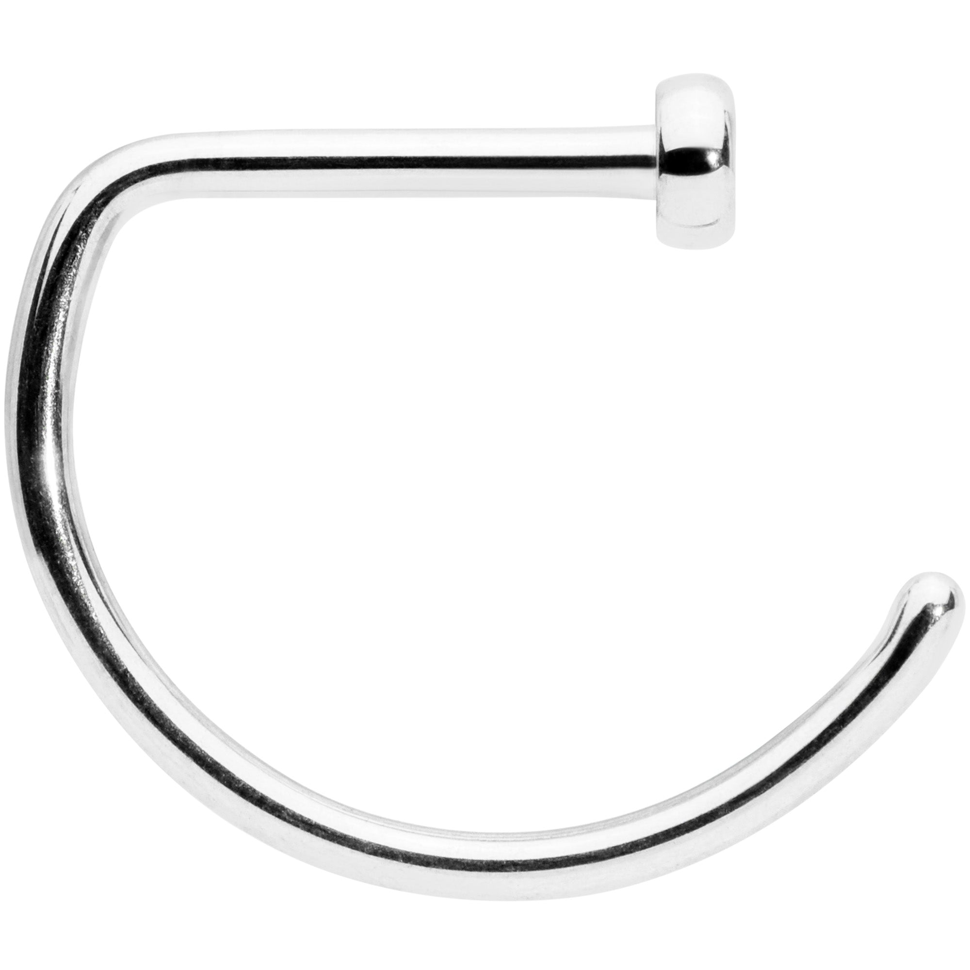 20G 5/16 Implant Grade Titanium D Shape Nose Hoop