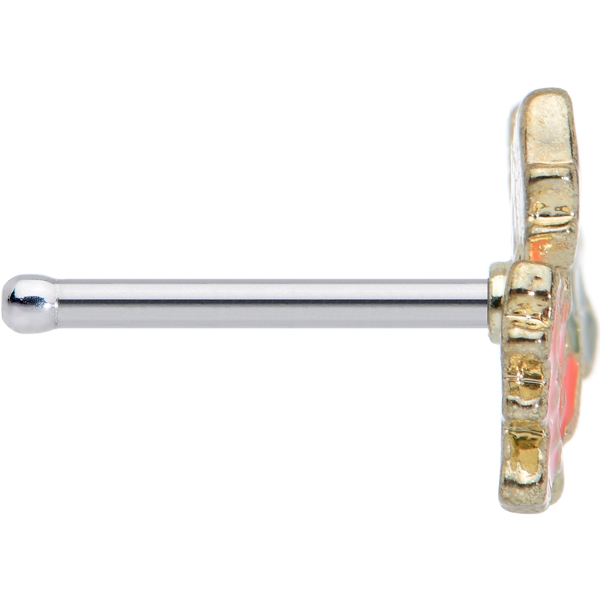 20G 1/4 Lovely Autumn Leaves Nose Bone