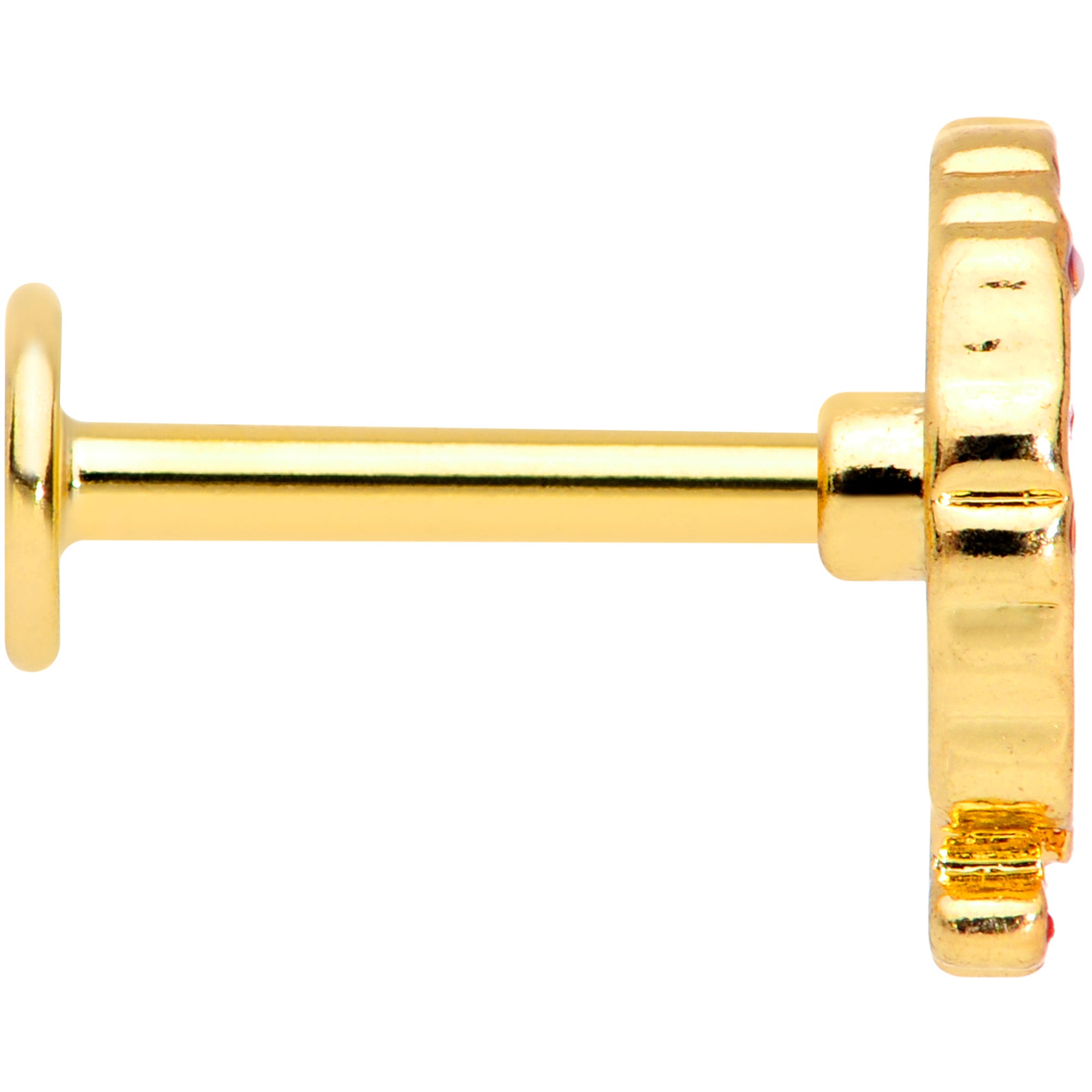 16G 5/16 Gold Tone Turkey Thanksgiving Labret Monroe Tragus