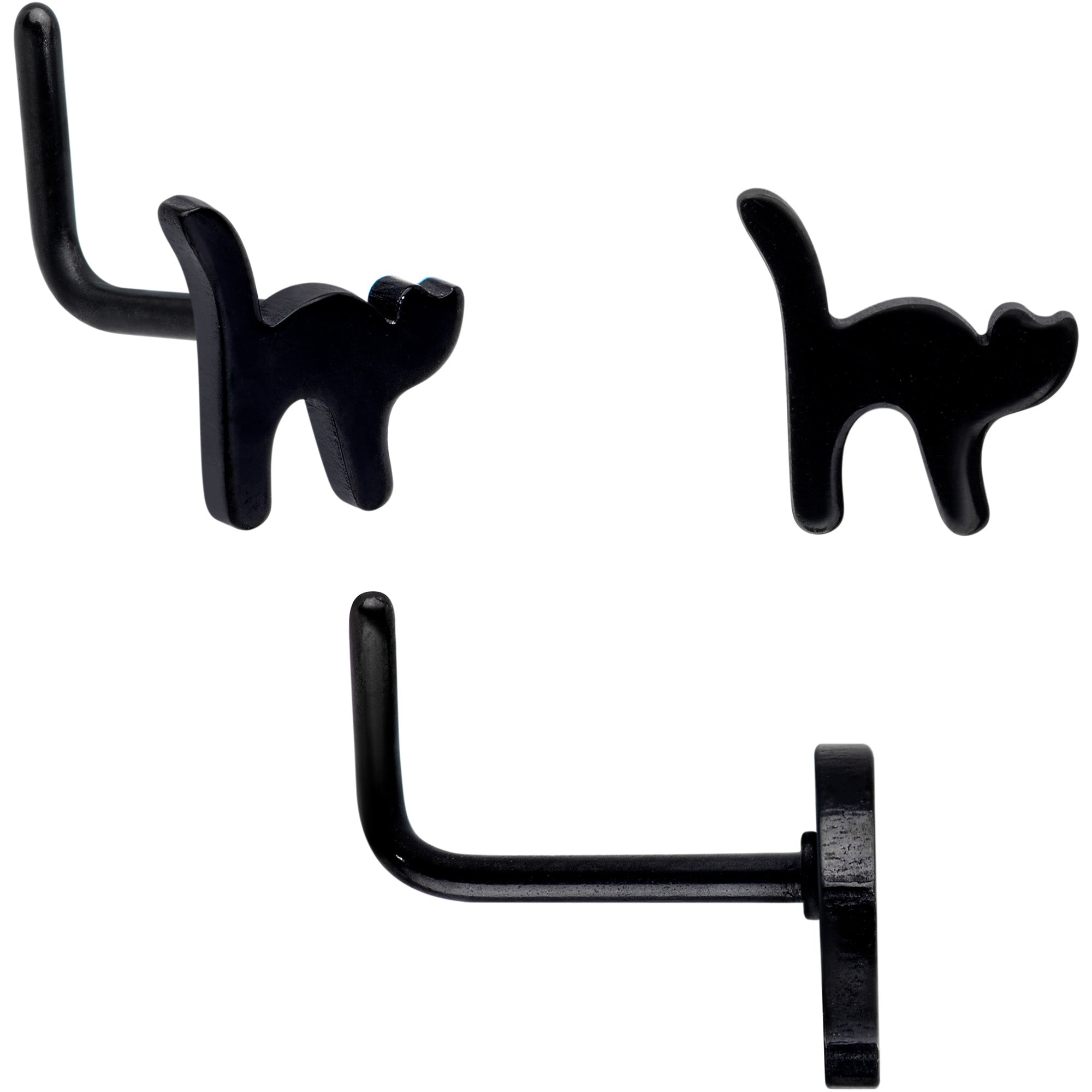 16G 20G Bat Pumpkin Halloween Cartilage Labret Nose Set of 3