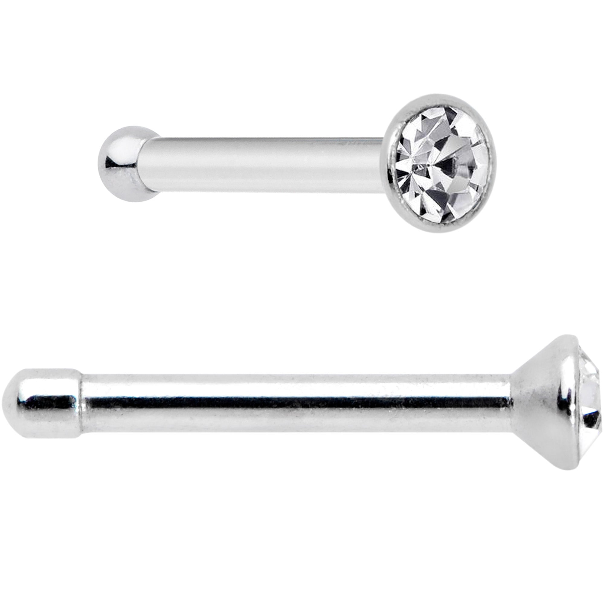 20G 1/4 Clear Gem Licensed DC Comics Batman Nose Bone Set of 3