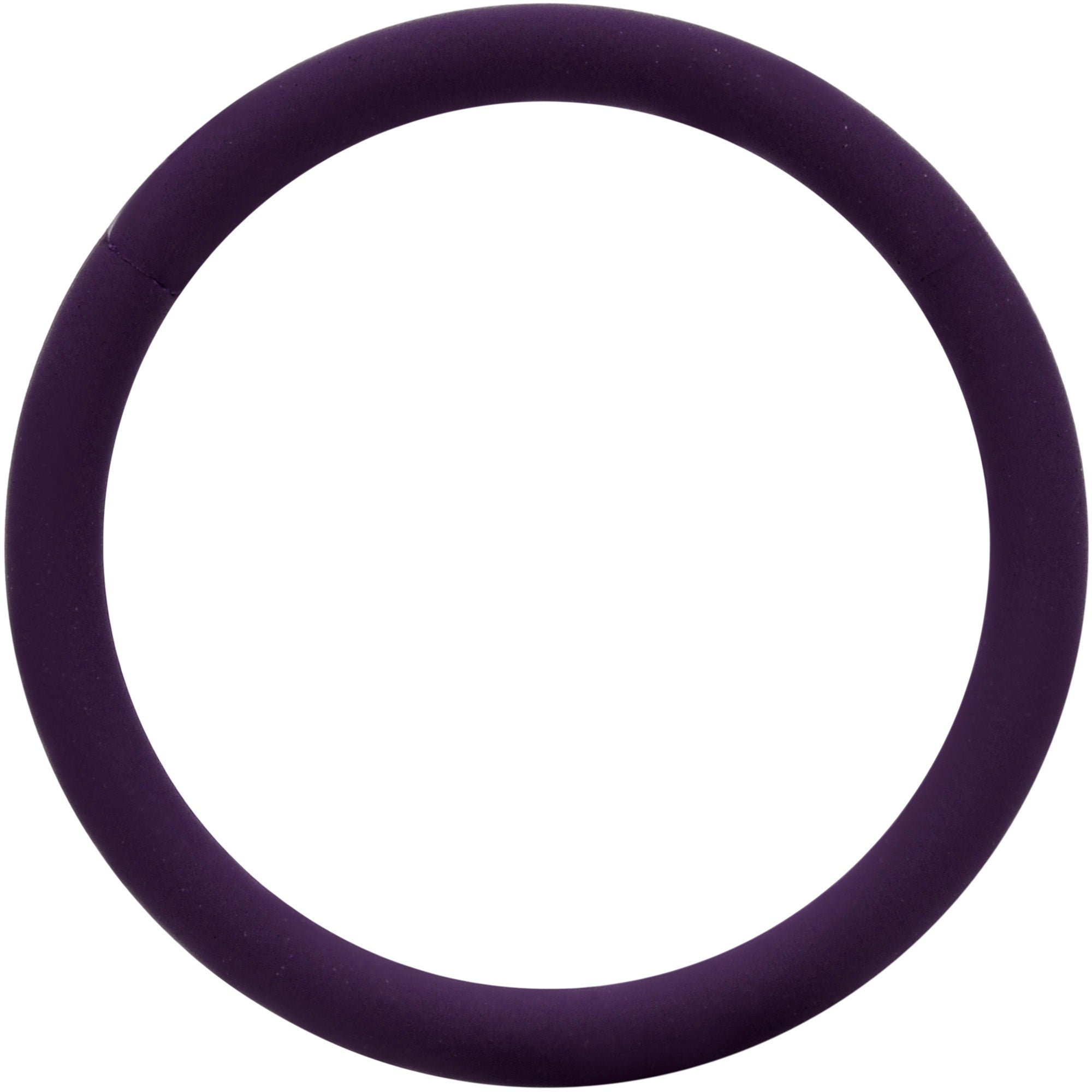 18G 3/8 Dark Purple Matte Cartilage Hinged Segment Ring