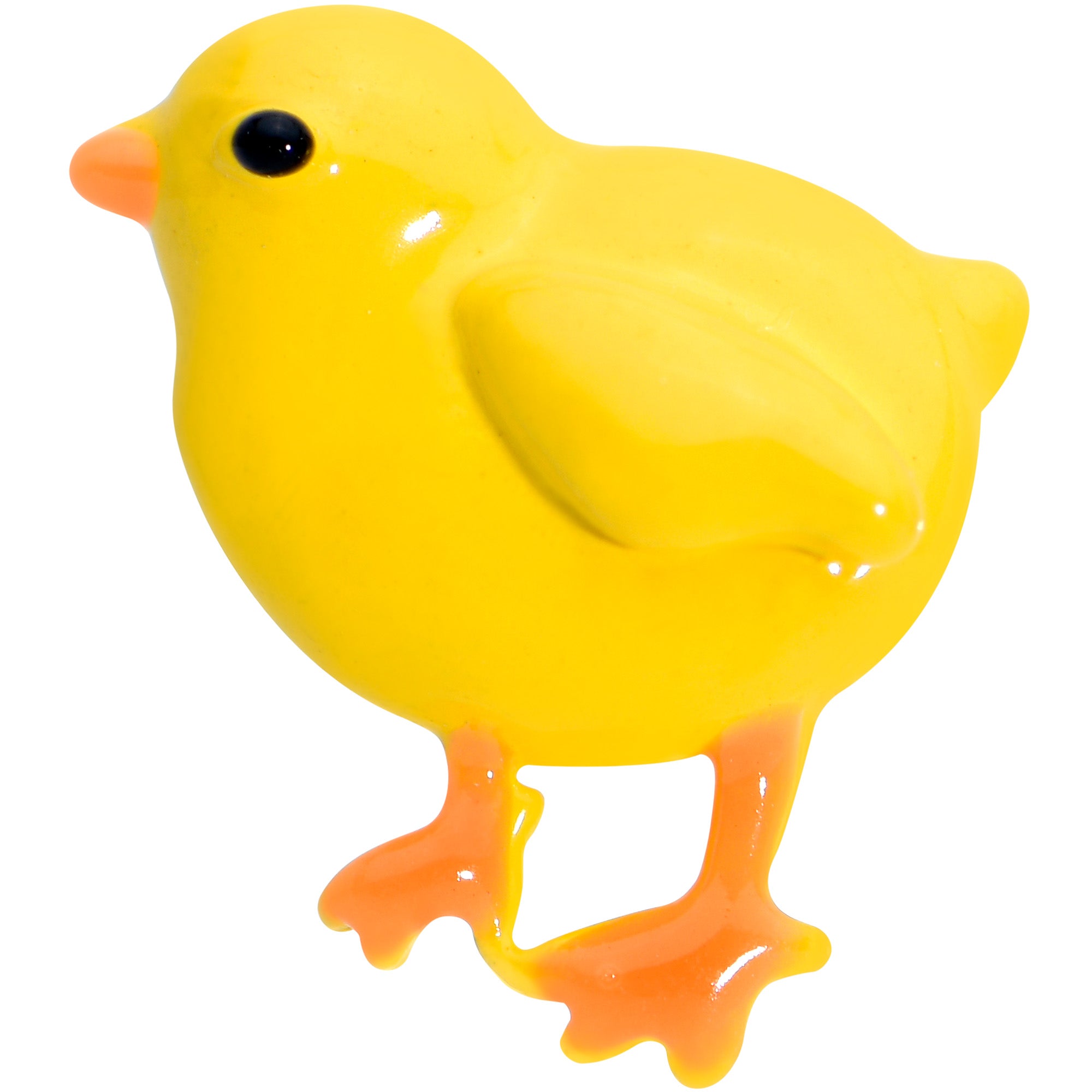 16G 5/16 Gold Tone Yellow Easter Chick Labret Monroe Tragus