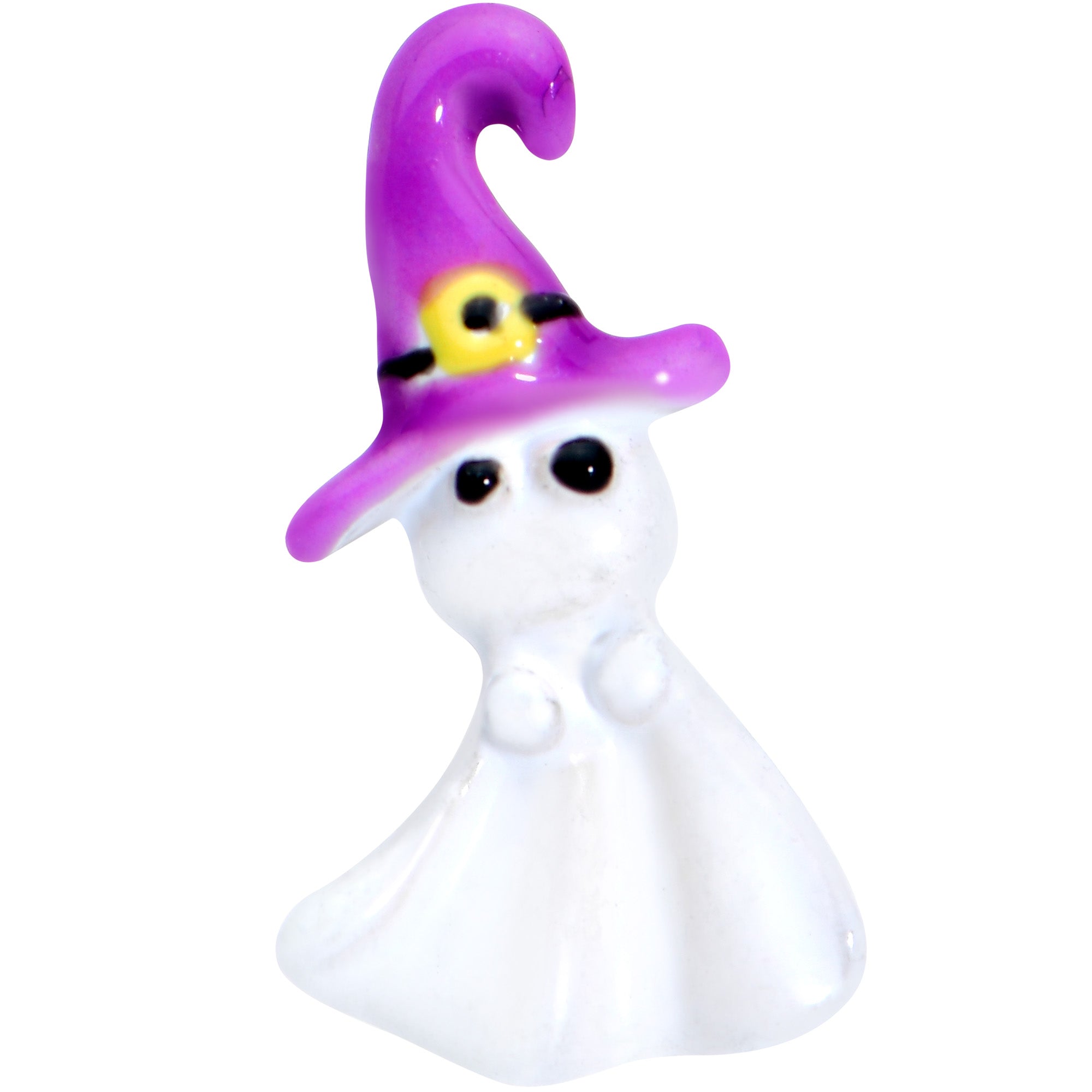 16G 5/16 Gold Tone Ghost Witch Halloween Labret Monroe Tragus