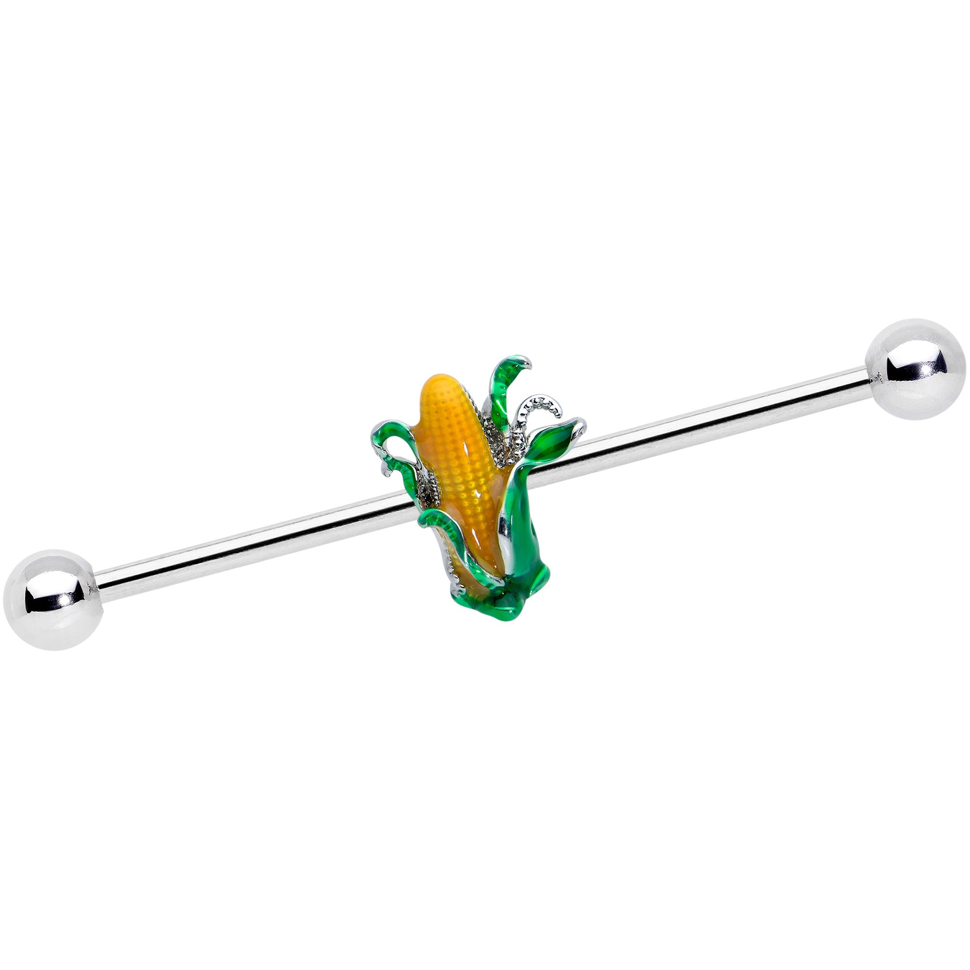 14G Summer Corn on the Cob Industrial Barbell 38mm