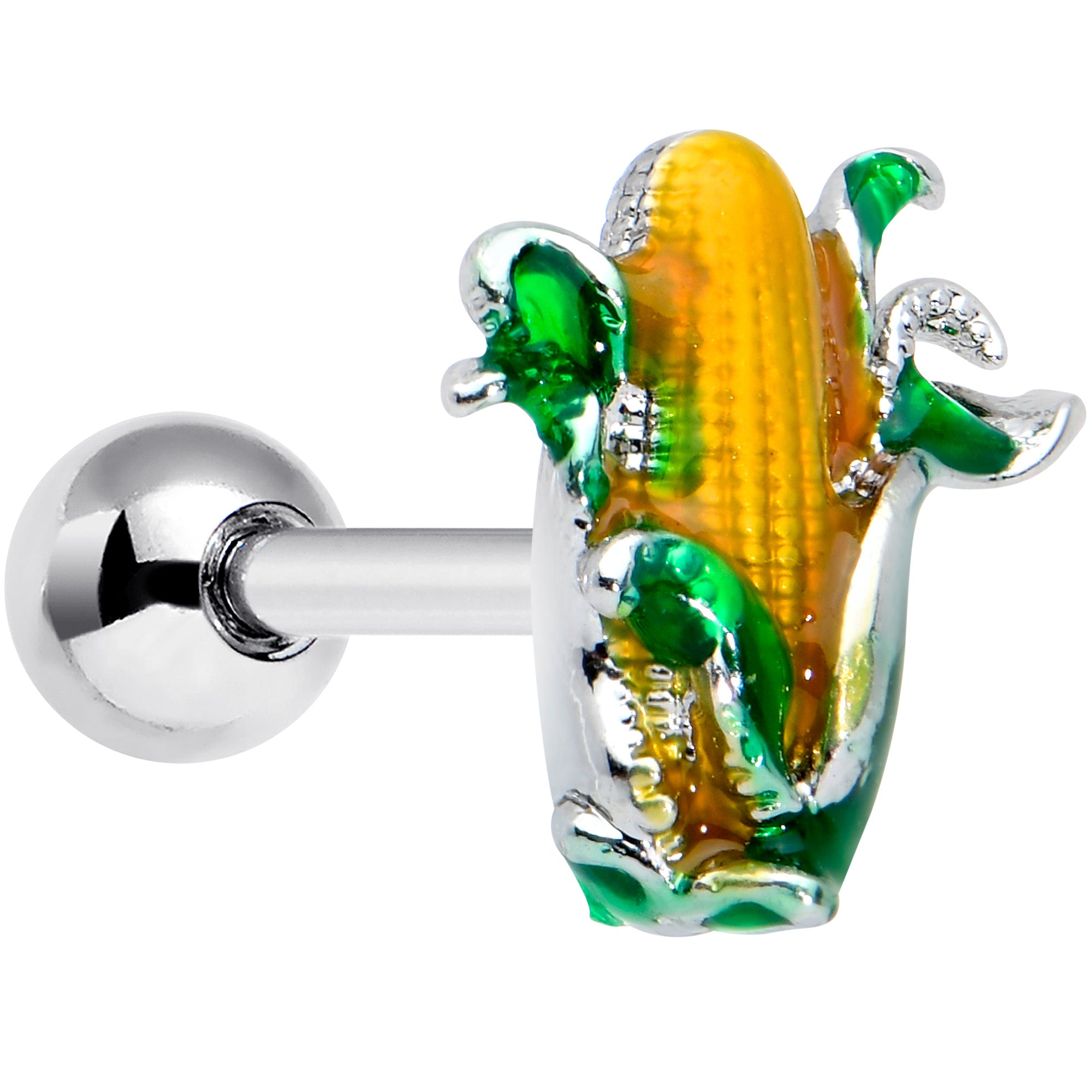 16G 1/4 Summer Corn on the Cob Cartilage Tragus Earring