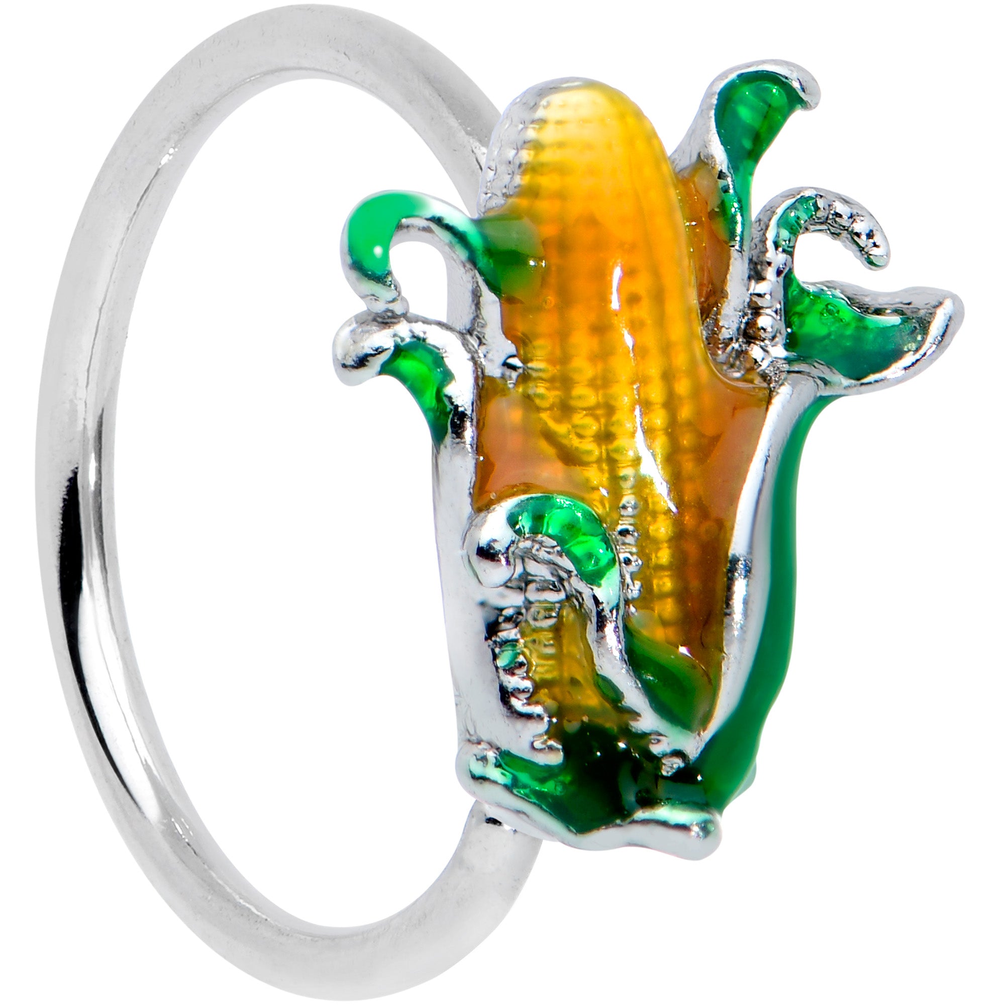 20G 5/16 Summer Corn On The Cob Nose Hoop