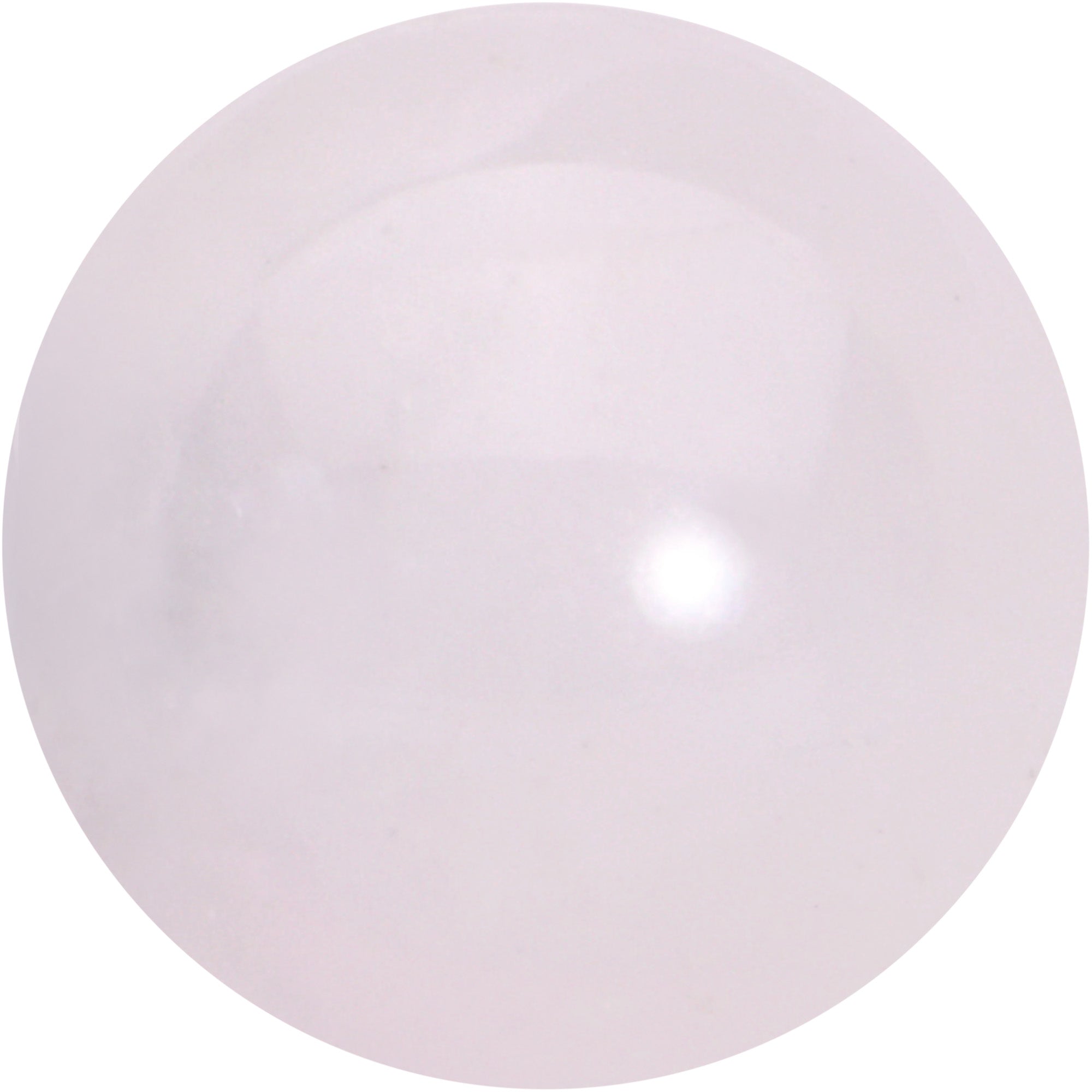 16G 1/4 Elegant Pink Rose Quartz Internal Threaded Labret Tragus